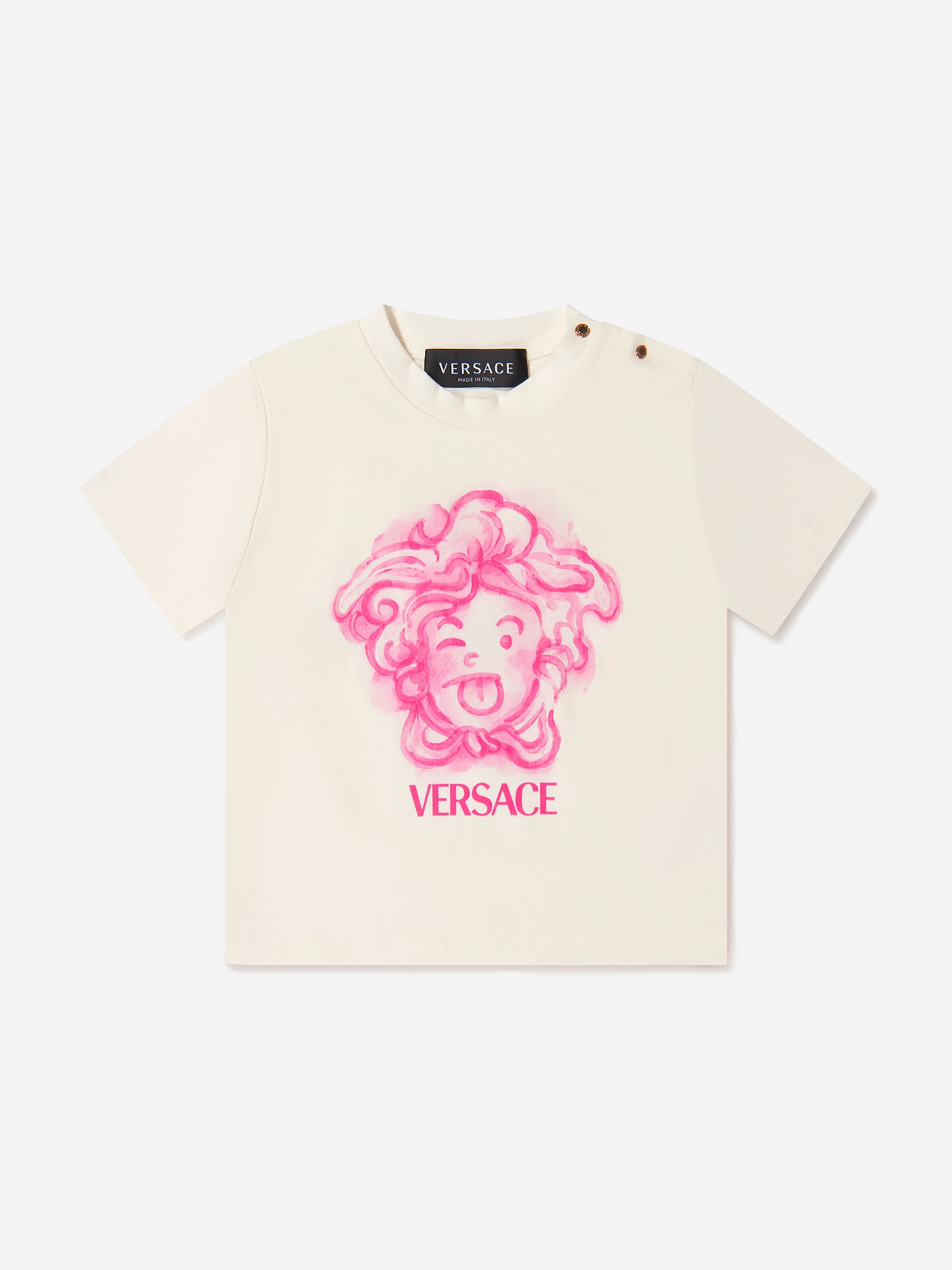 Versace Baby Girls Medusa Logo T-Shirt