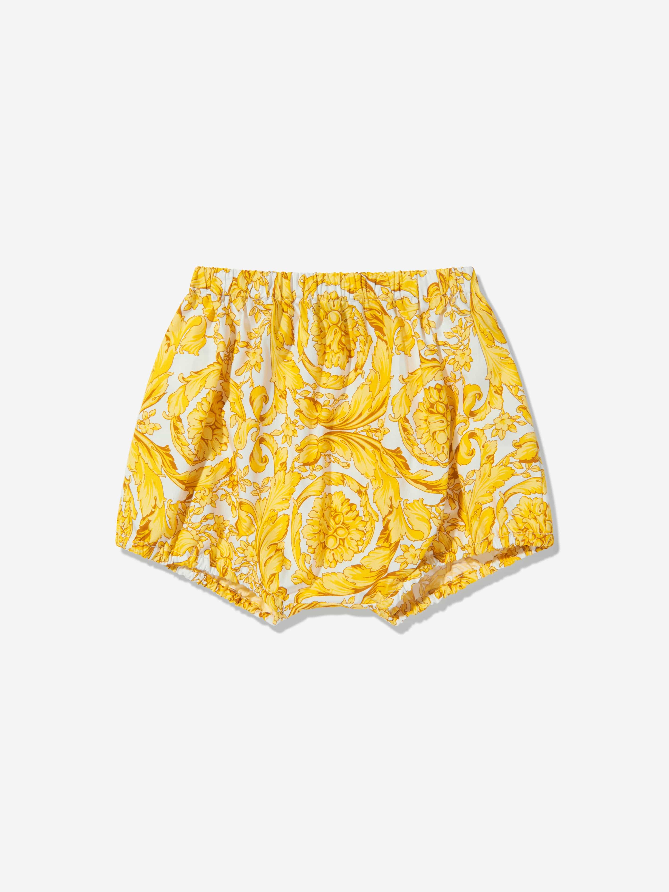 Versace Baby Girls Barocco Dress With Bloomers