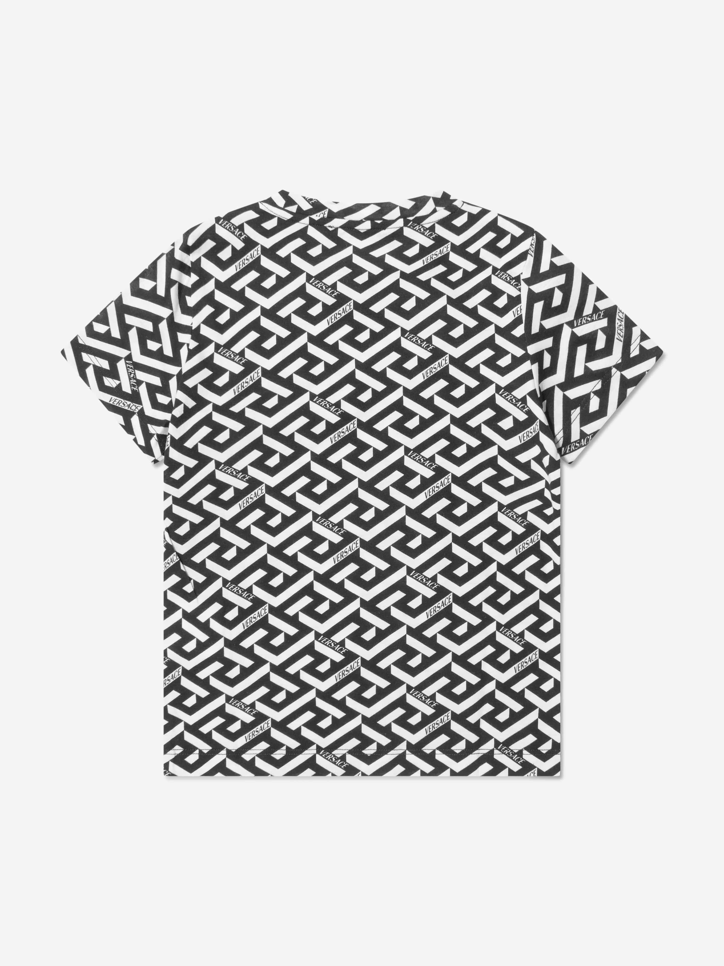 Versace Boys La Greca Print T-Shirt