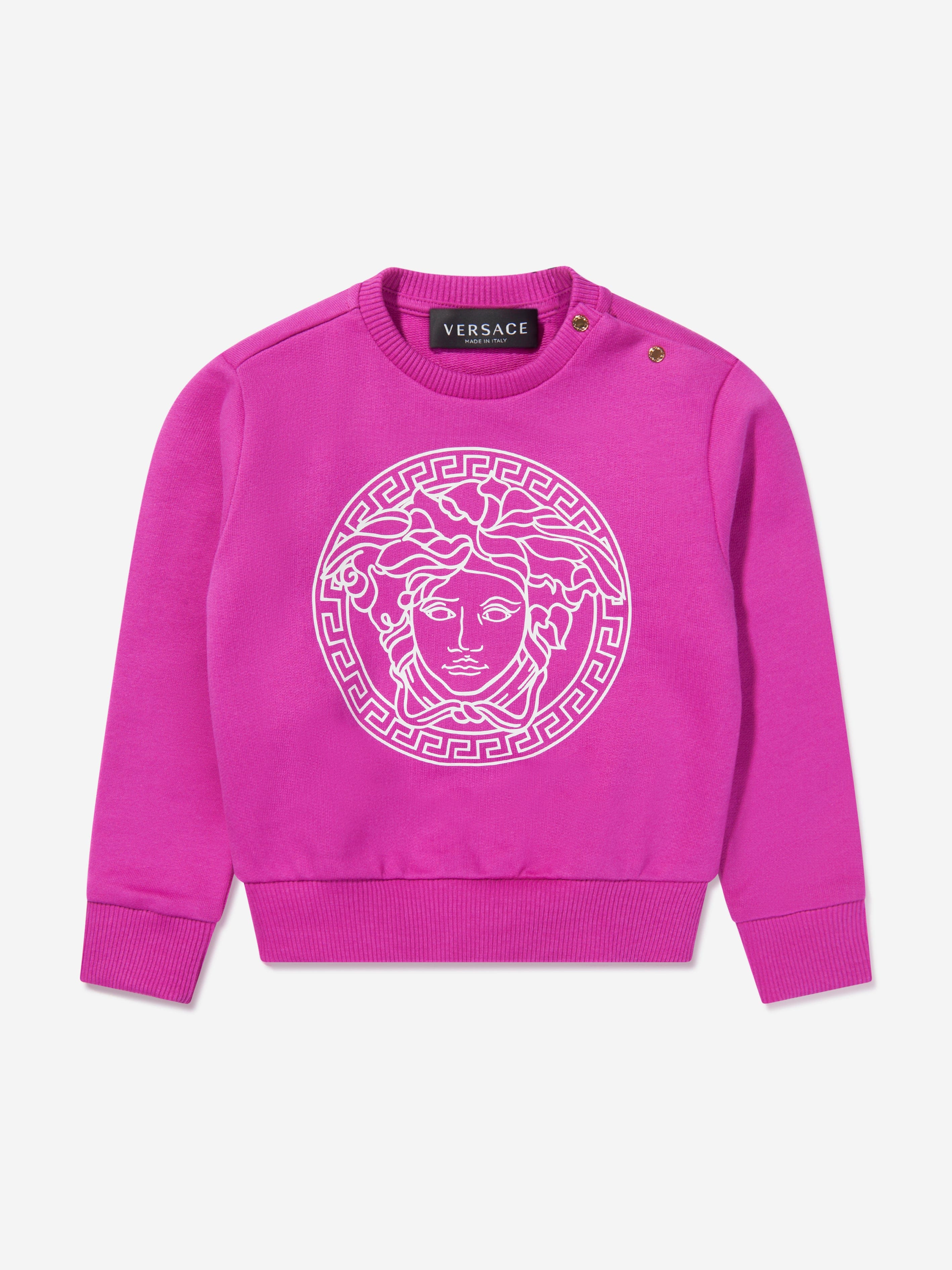 Versace Baby Girls Medusa Logo Sweatshirt