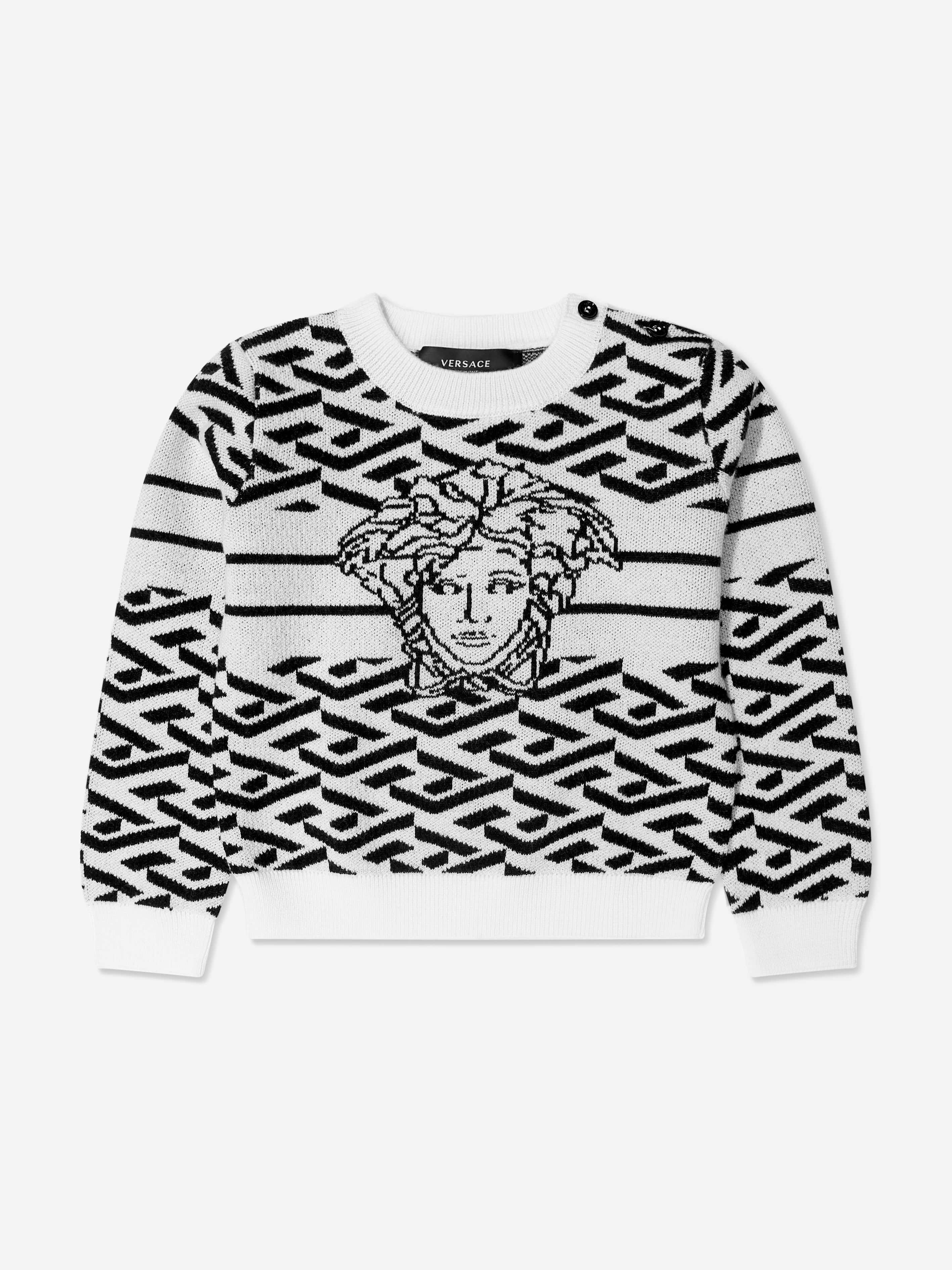 Versace Baby Logo Knitted Sweater