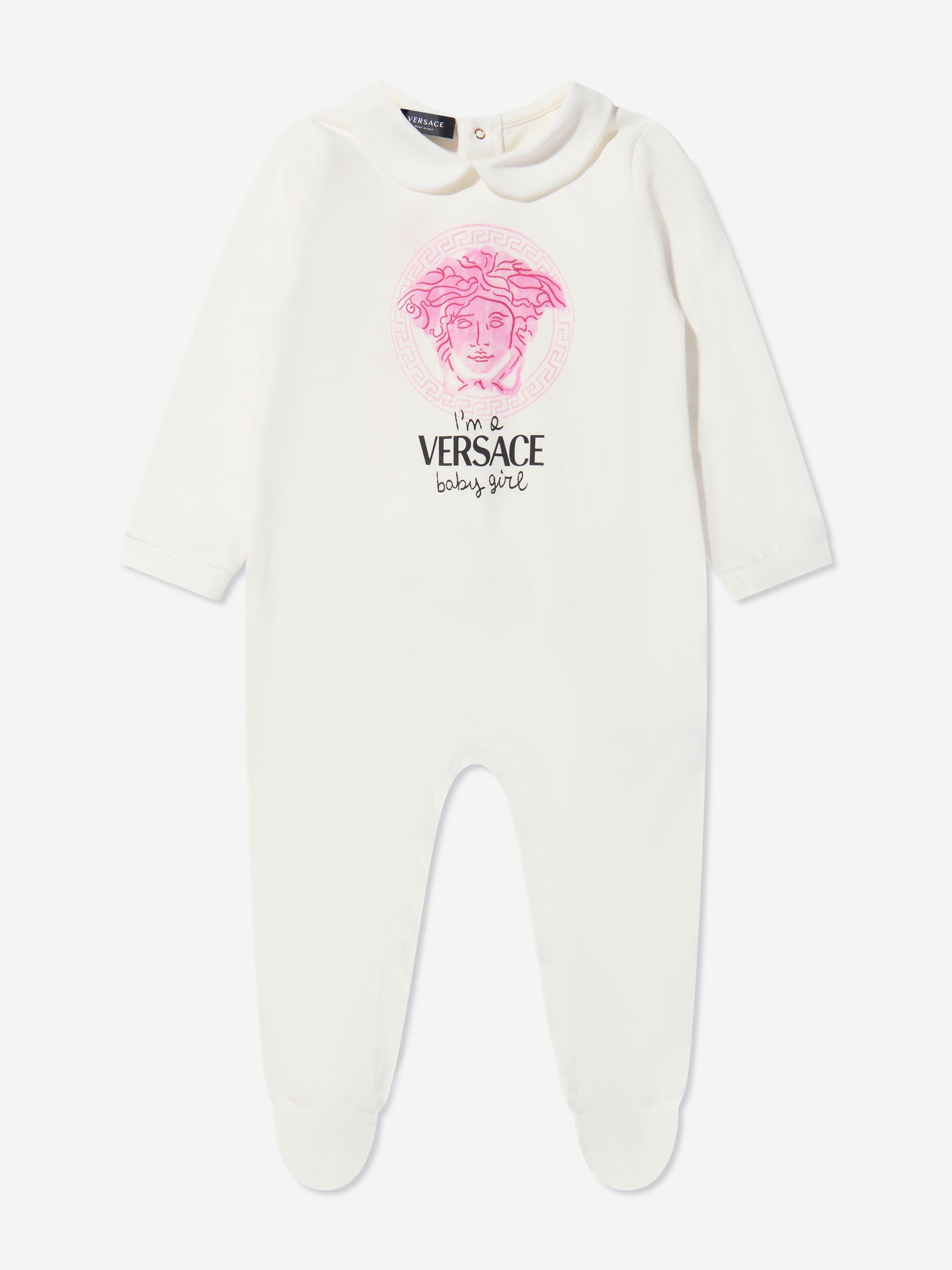 Versace Baby Girls Medusa Babygrow