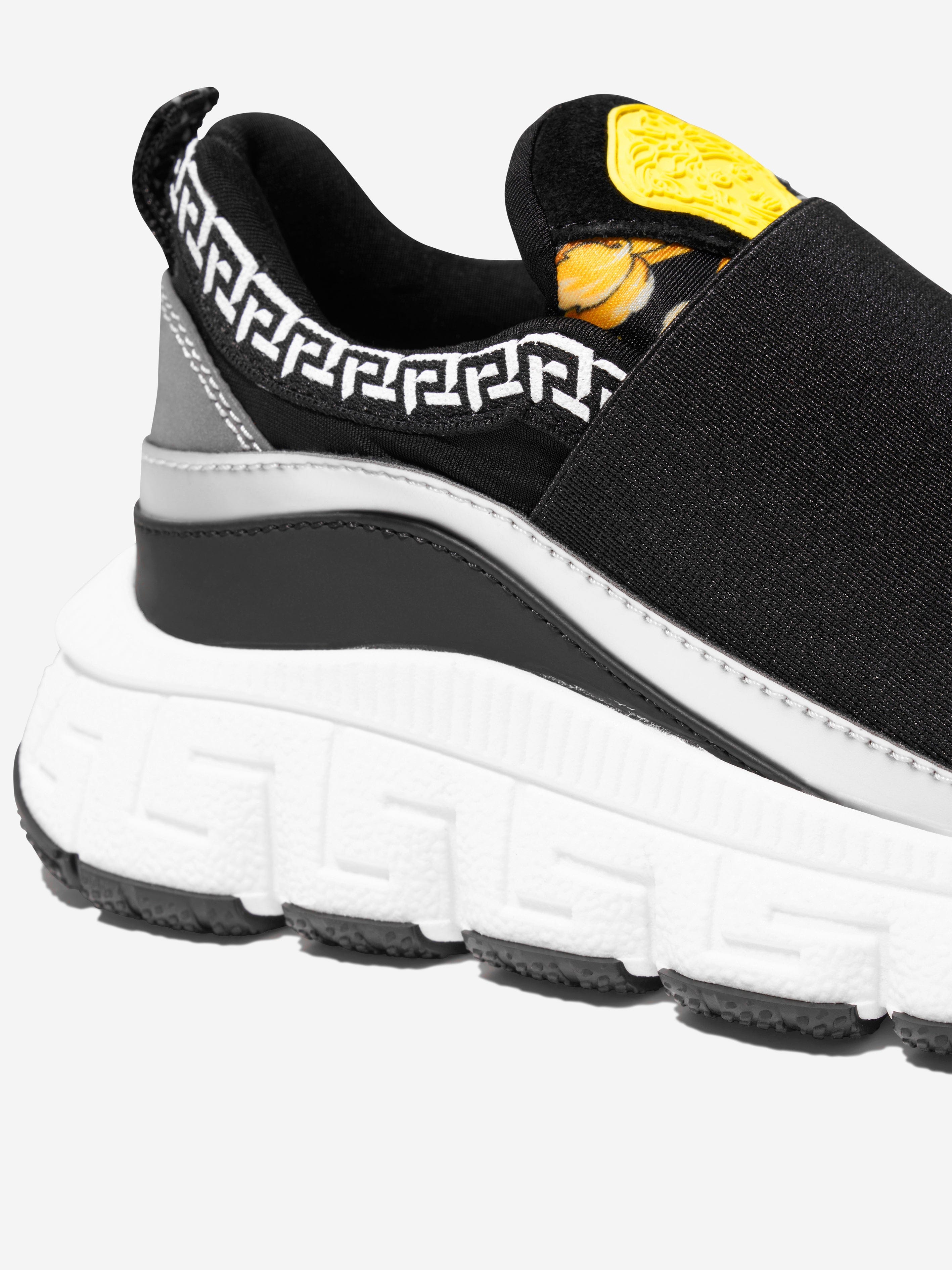 Versace Kids Barocco Pull On Trainers