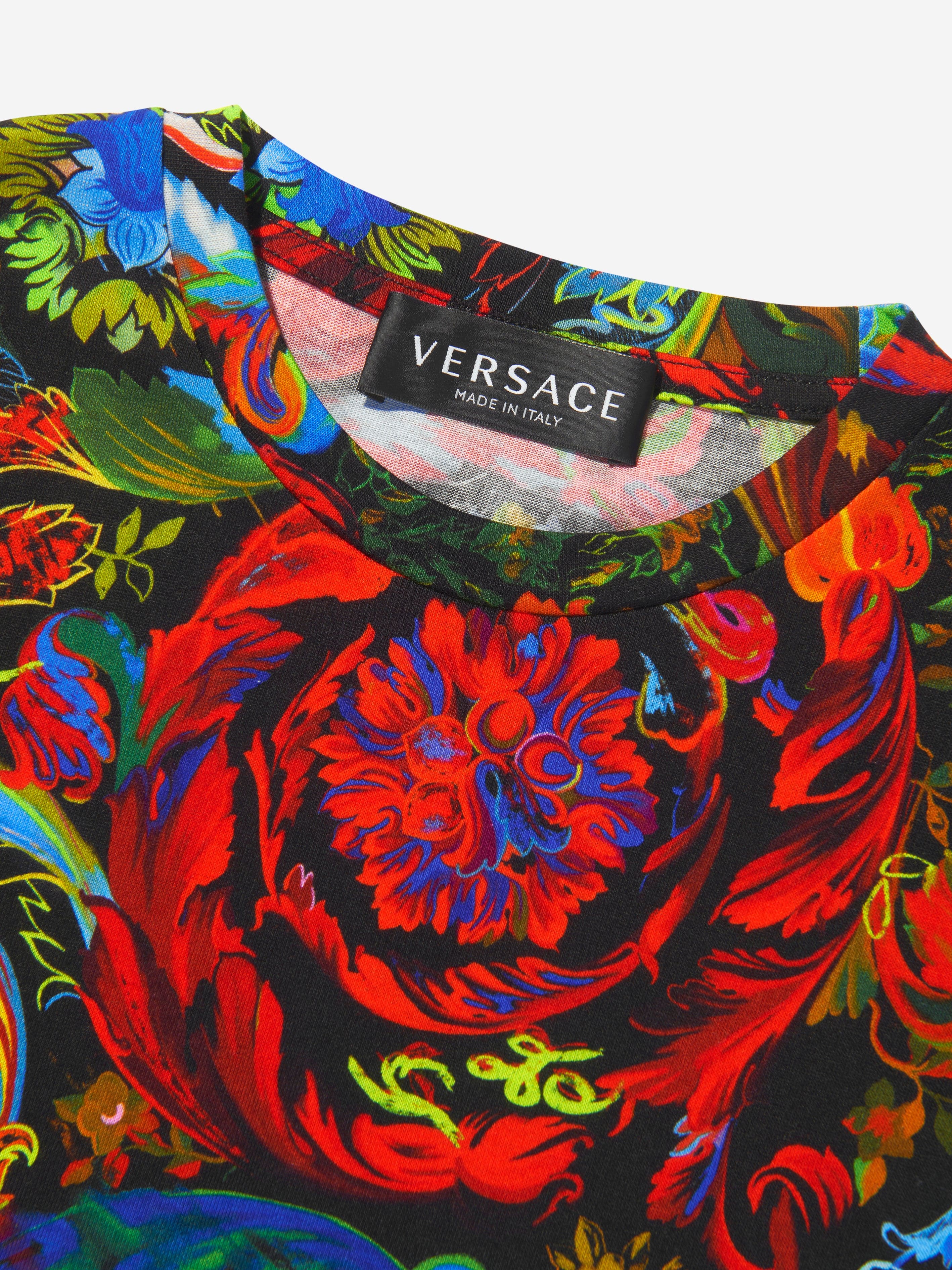 Versace Boys Kaleidoscopic Barocco T-Shirt