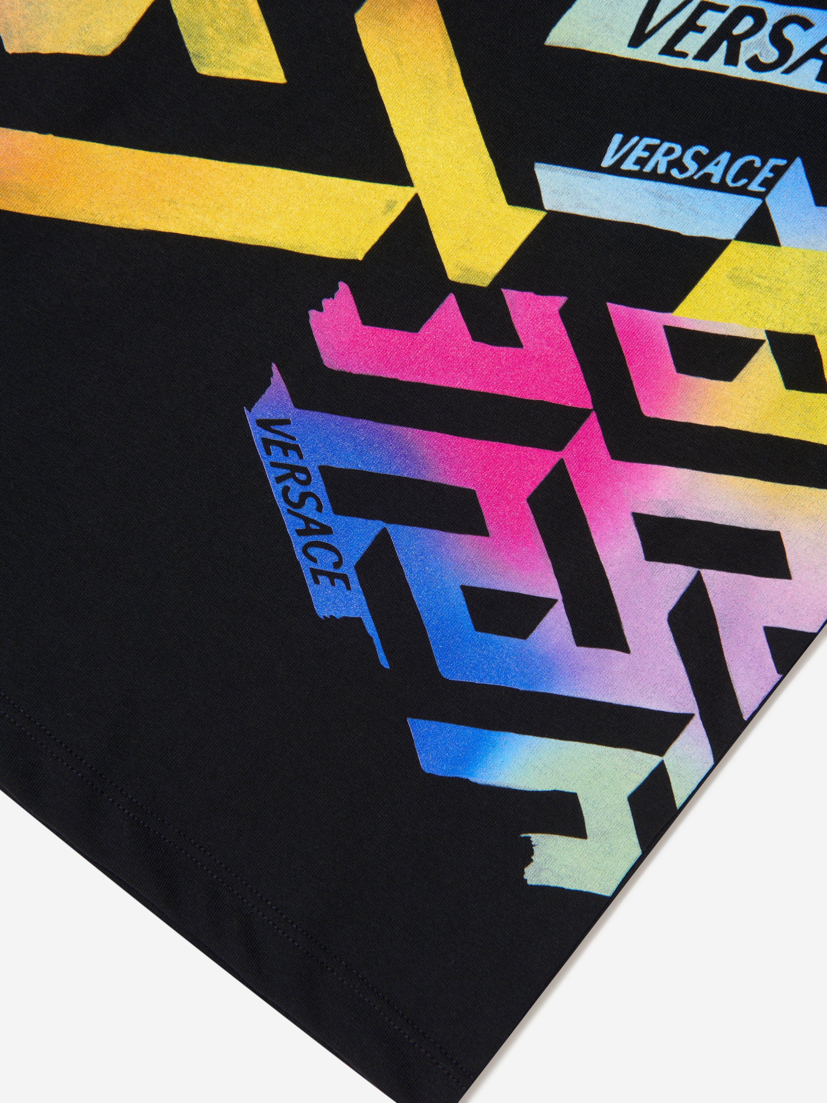 Versace Girls Graphic Print T-Shirt