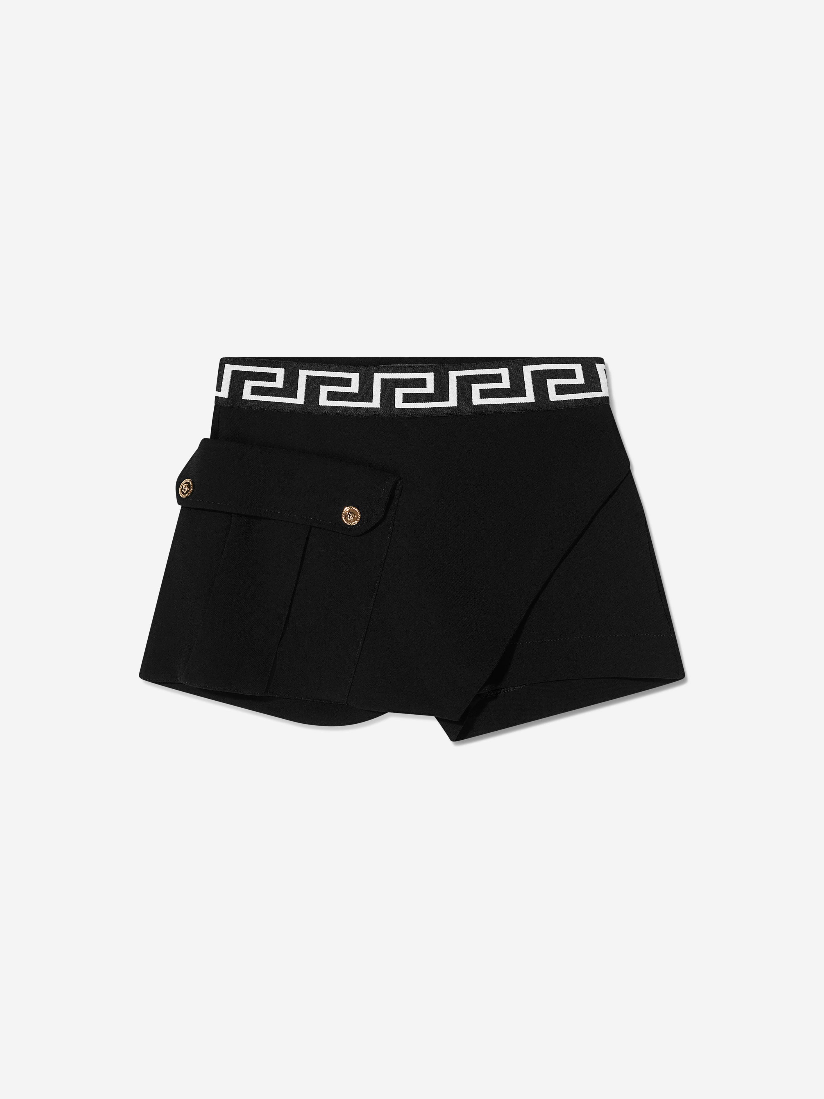 Versace Girls Logo Waistband Skort