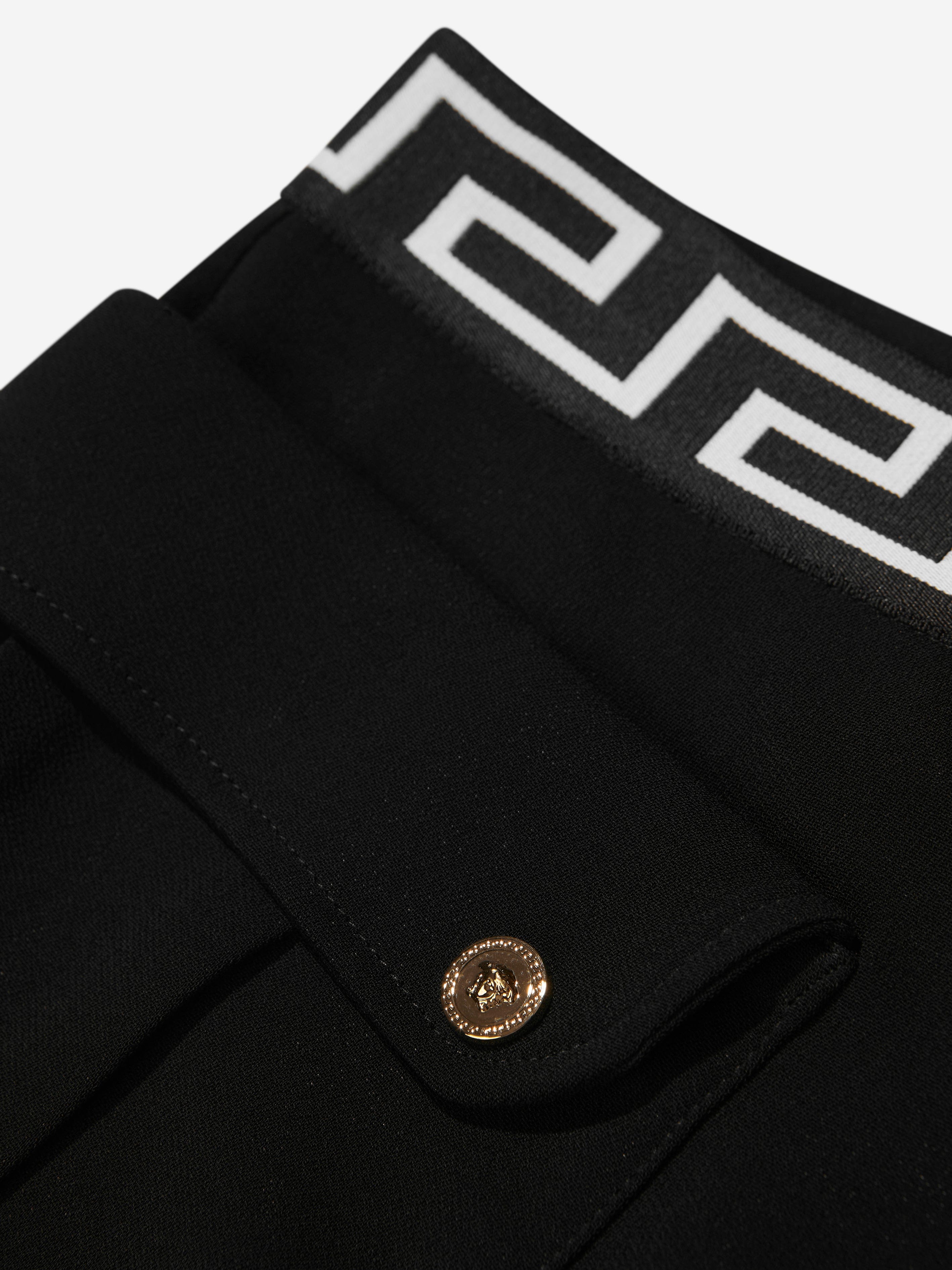 Versace Girls Logo Waistband Skort