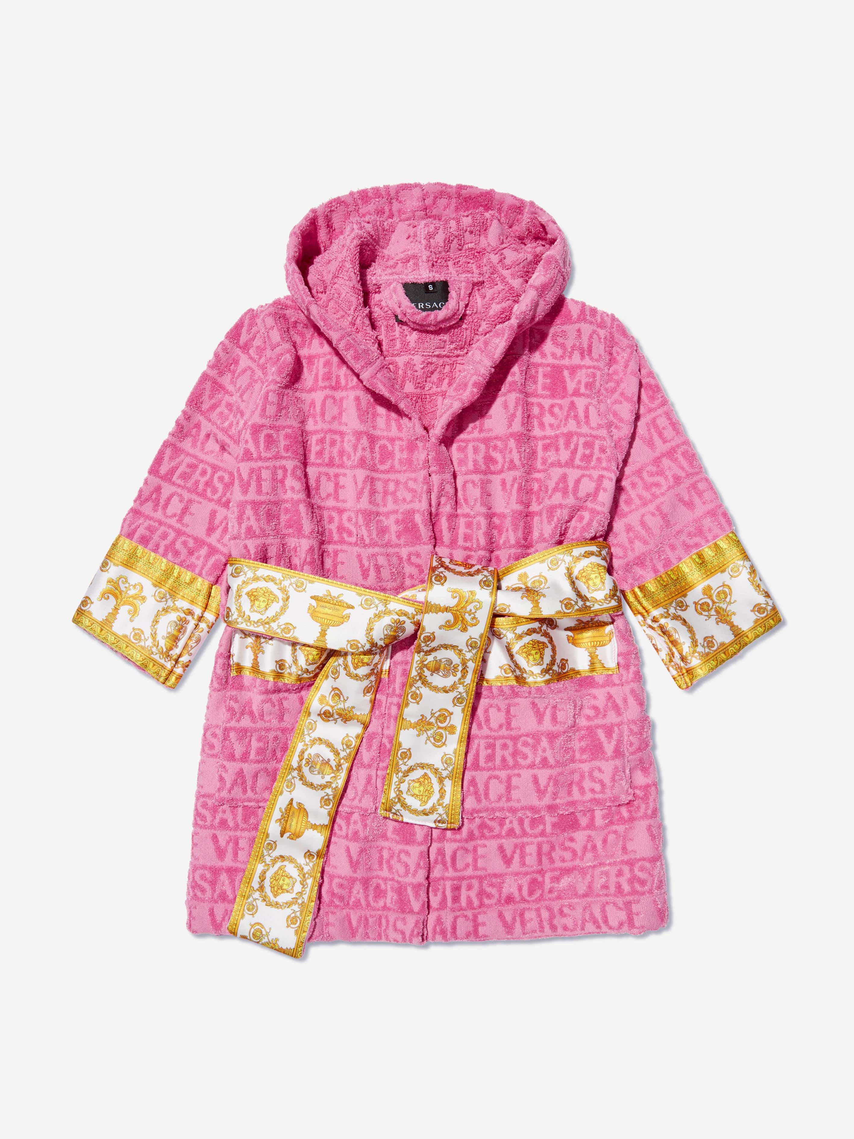 Versace Girls Branded Bathrobe