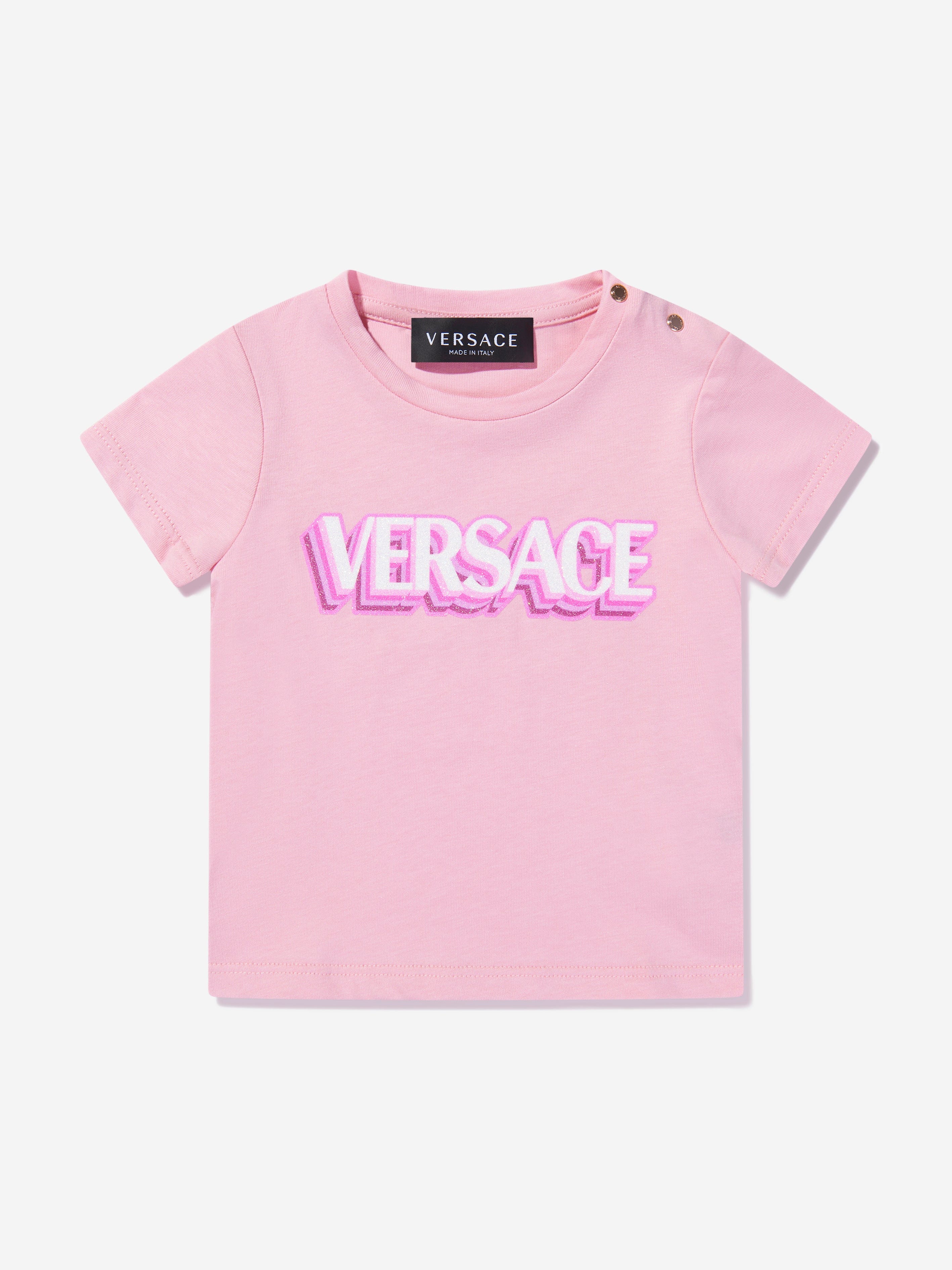 Versace Baby Girls Logo T-Shirt