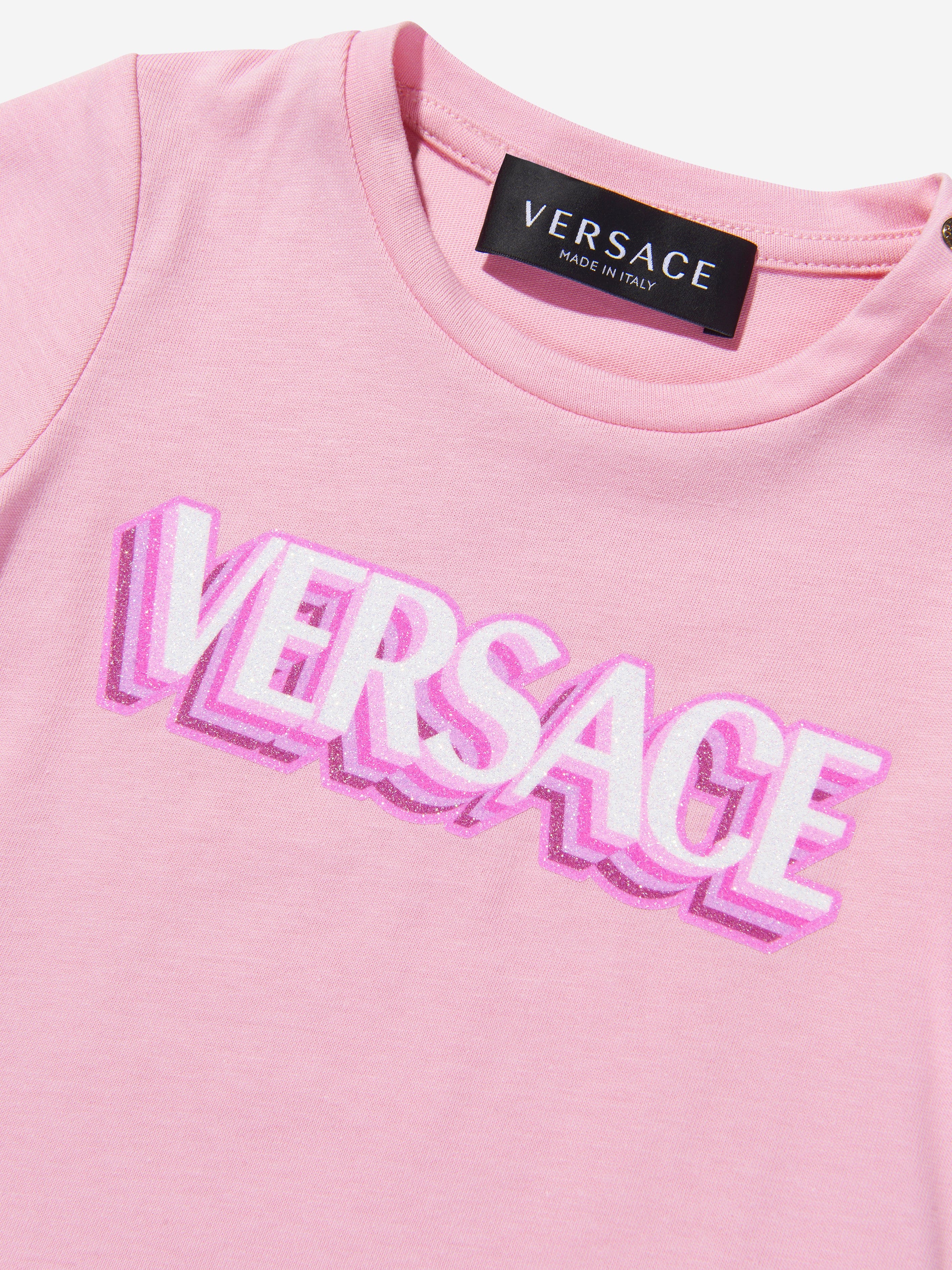 Versace Baby Girls Logo T-Shirt