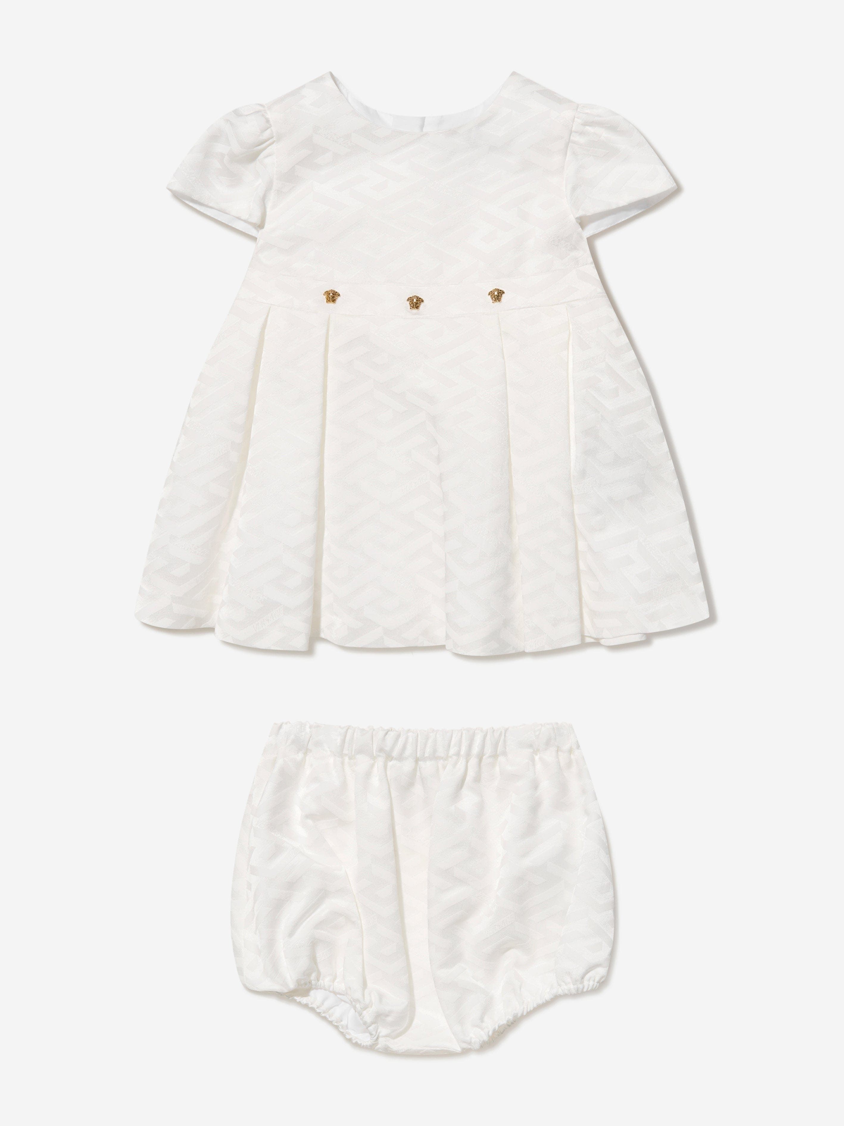 Versace Baby Girls Dress And Bloomers Set