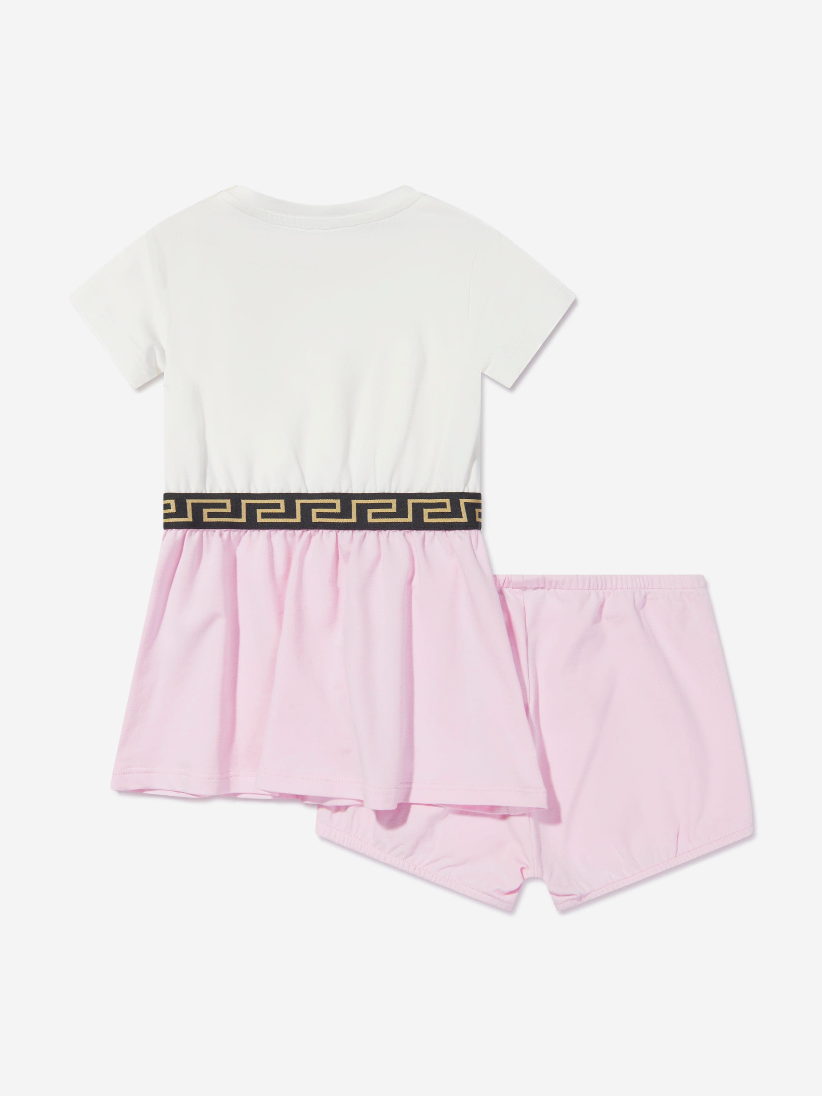 Versace Baby Girls Dress And Bloomers Set