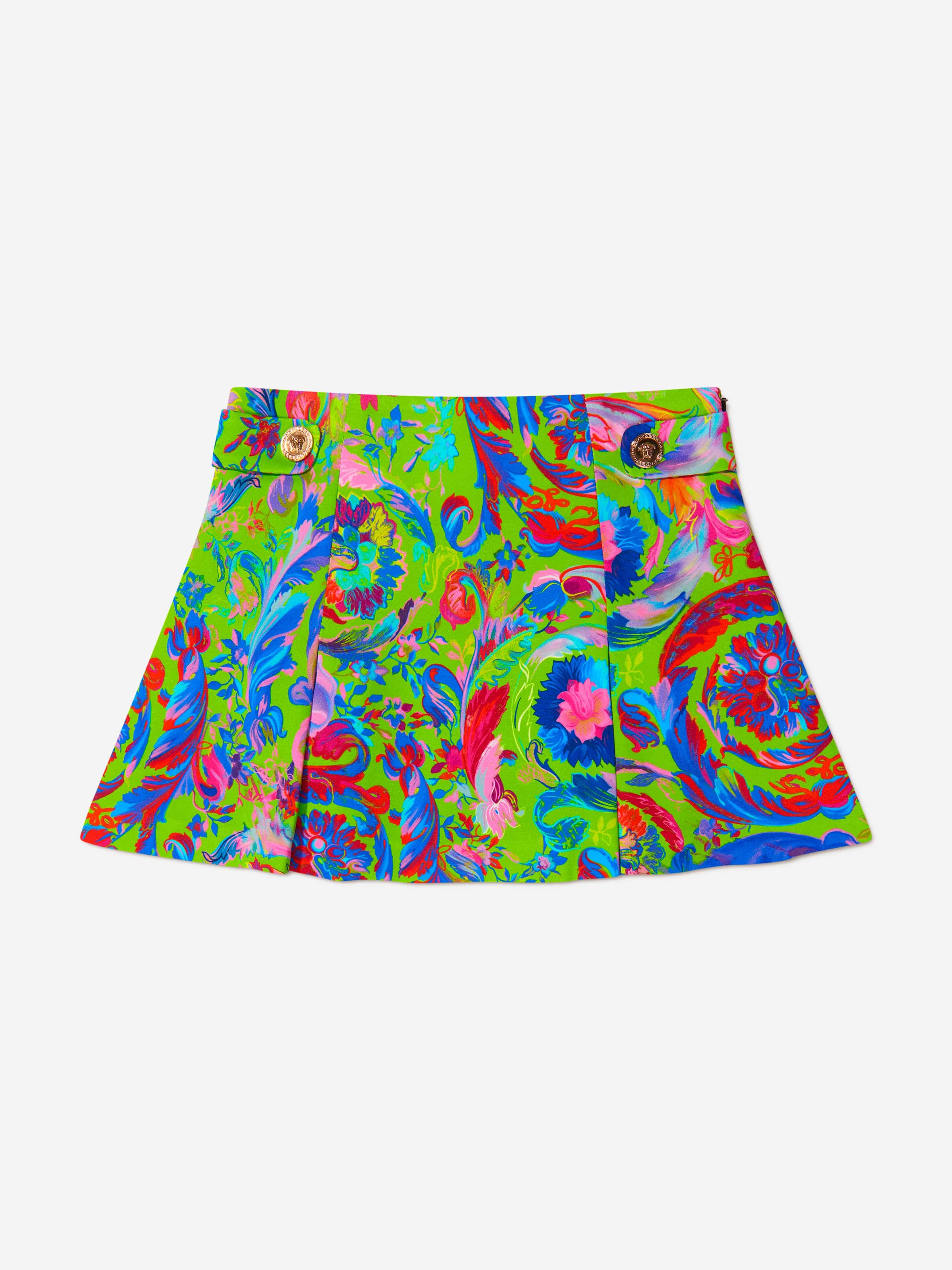 Versace Girls Kaleidoscopic Print Skirt