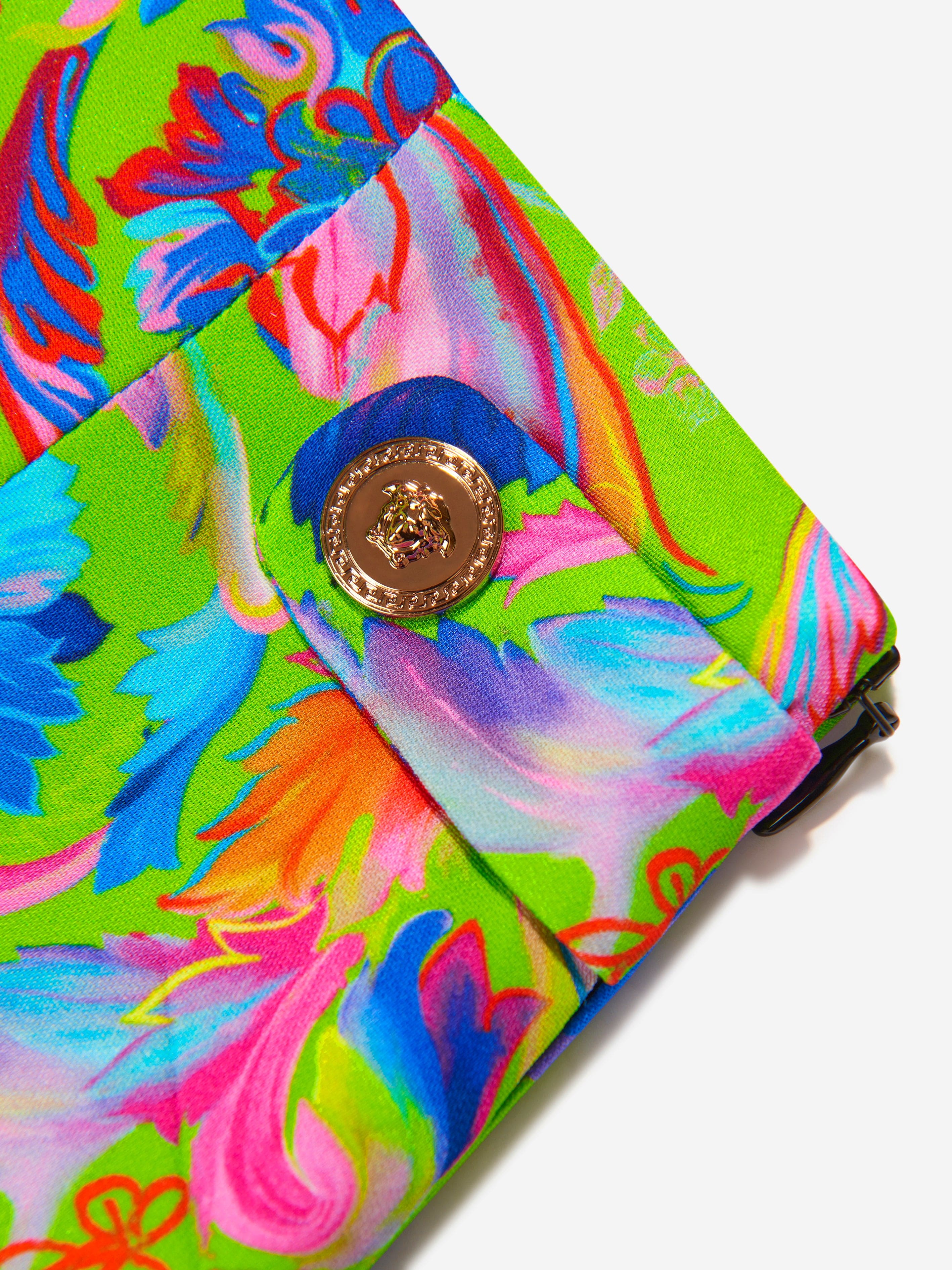 Versace Girls Kaleidoscopic Print Skirt