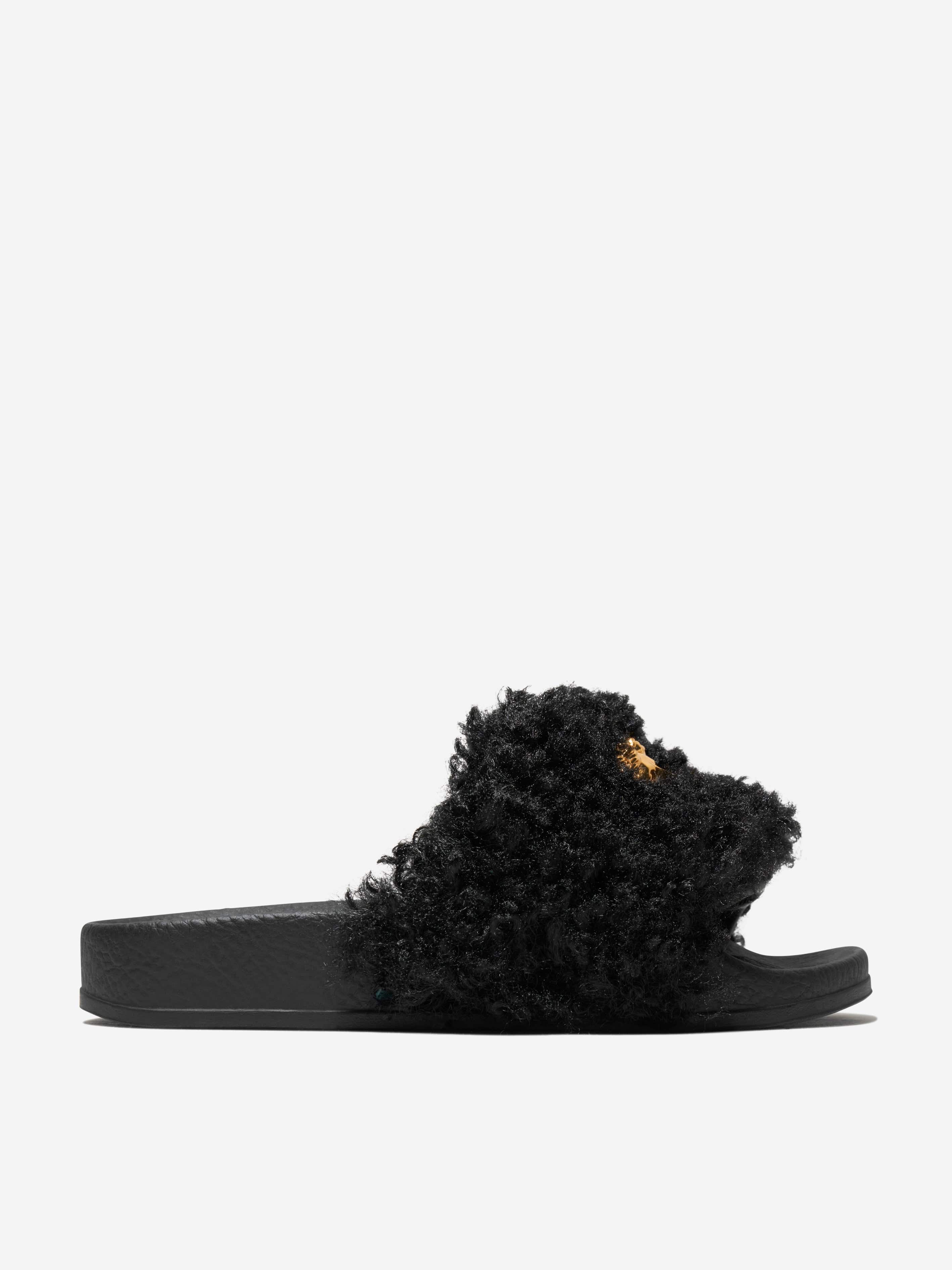 Versace Kid Fluffy Medusa Sliders