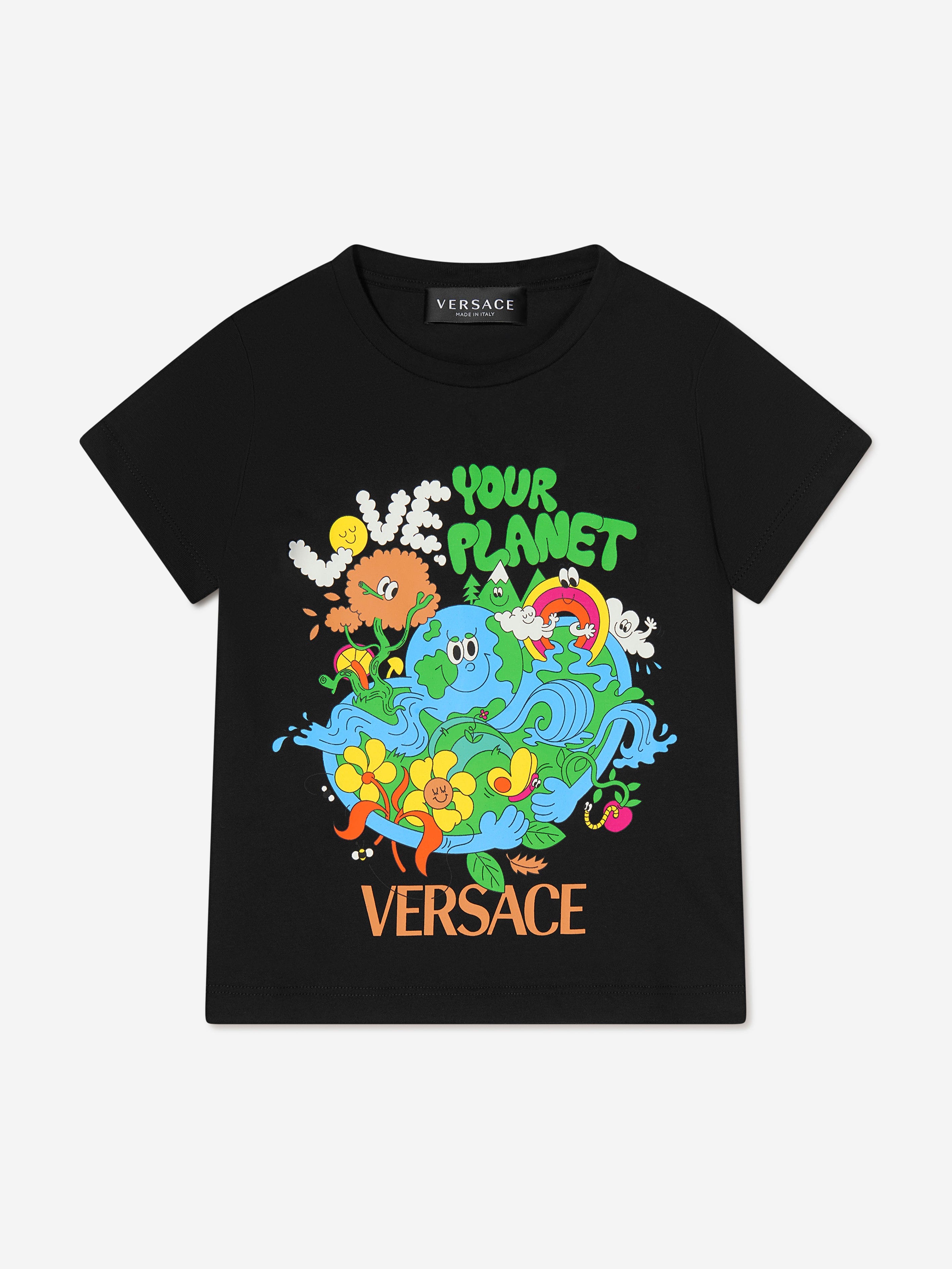 Versace Boys Love Your Planet T-Shirt