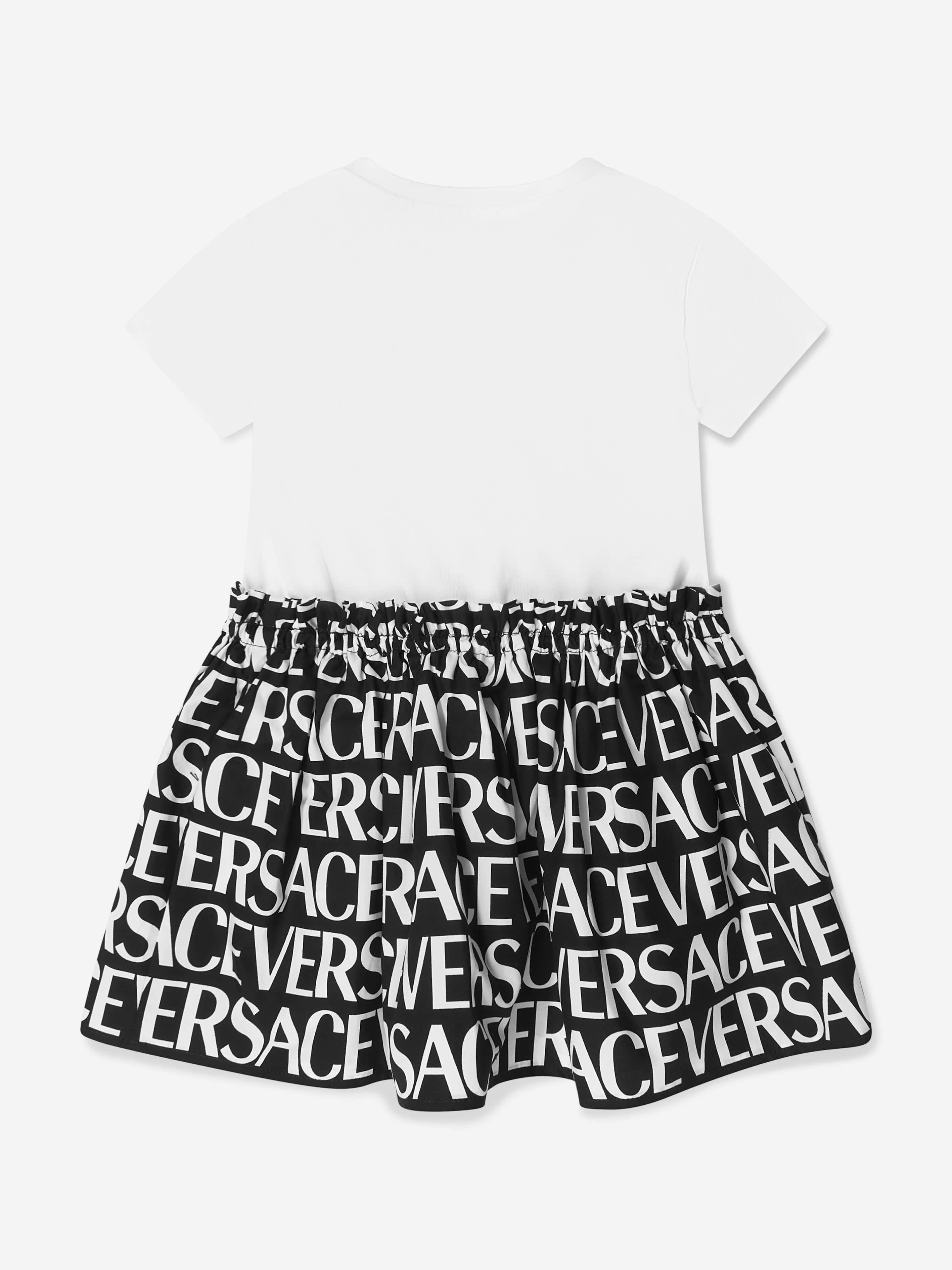 Versace Baby Girls Logo Print Dress