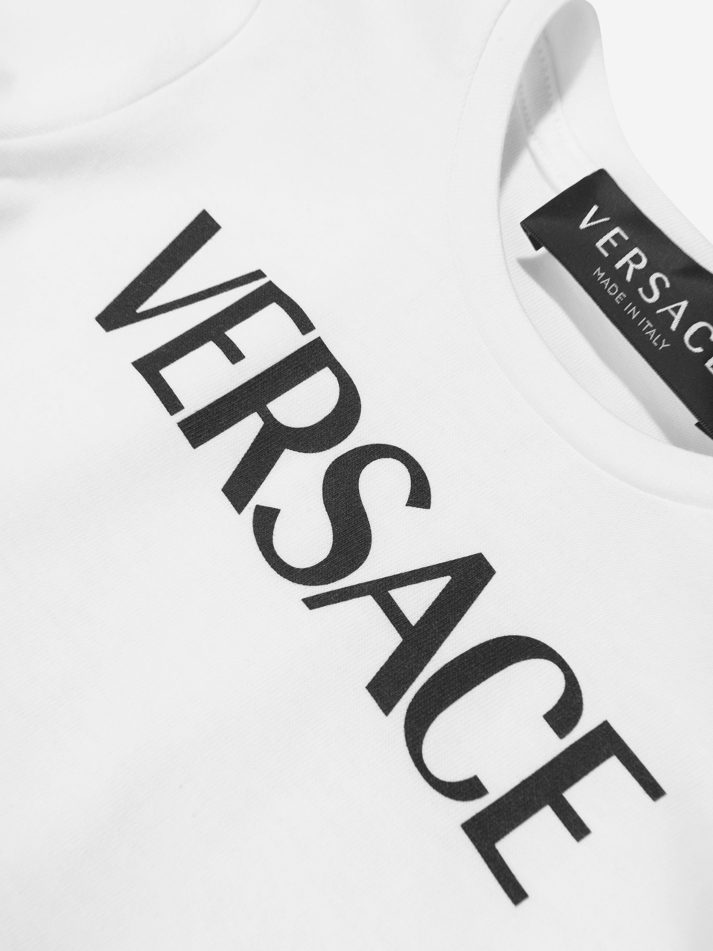 Versace Baby Girls Logo Print Dress