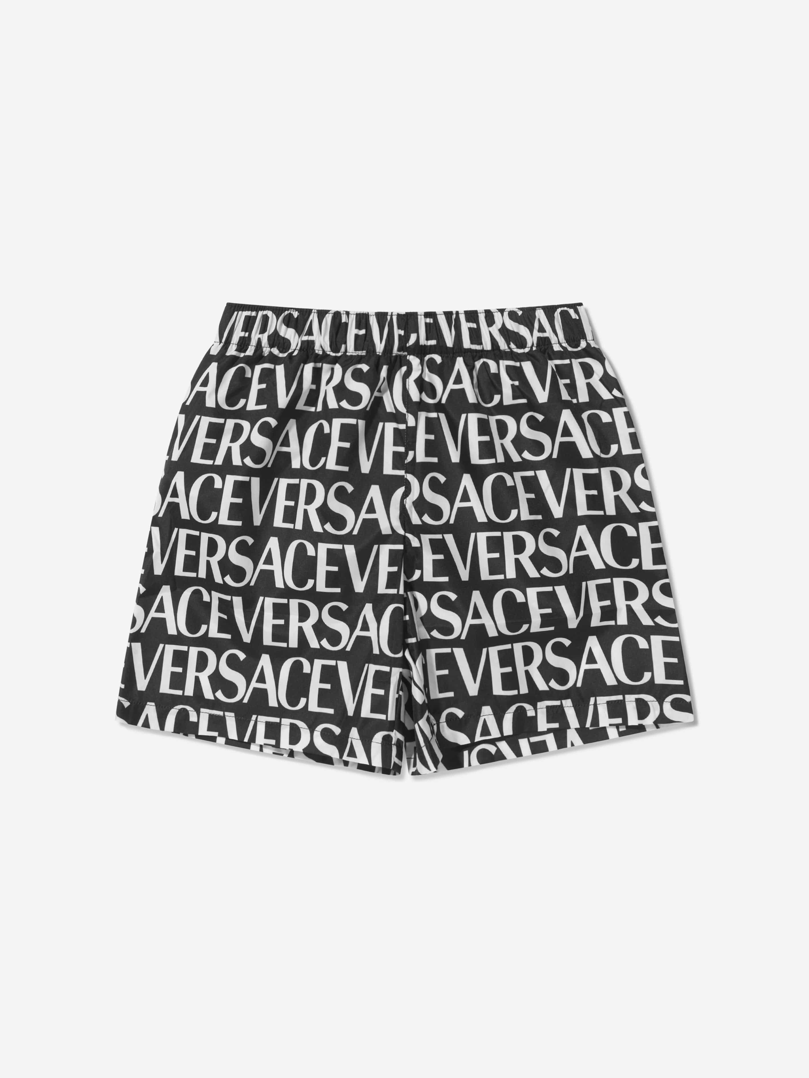 Versace Boys Logo Swim Shorts