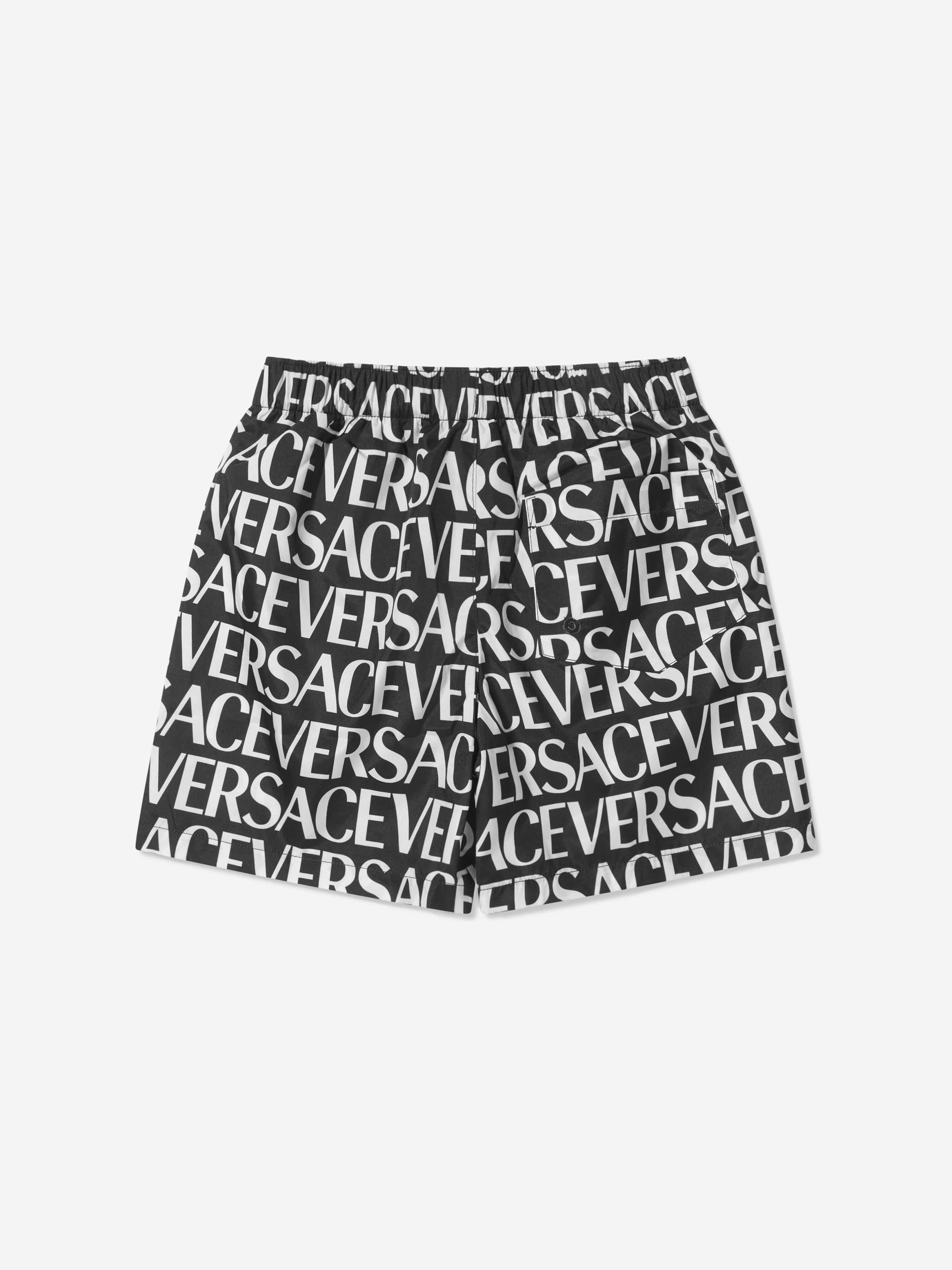 Versace Boys Logo Swim Shorts