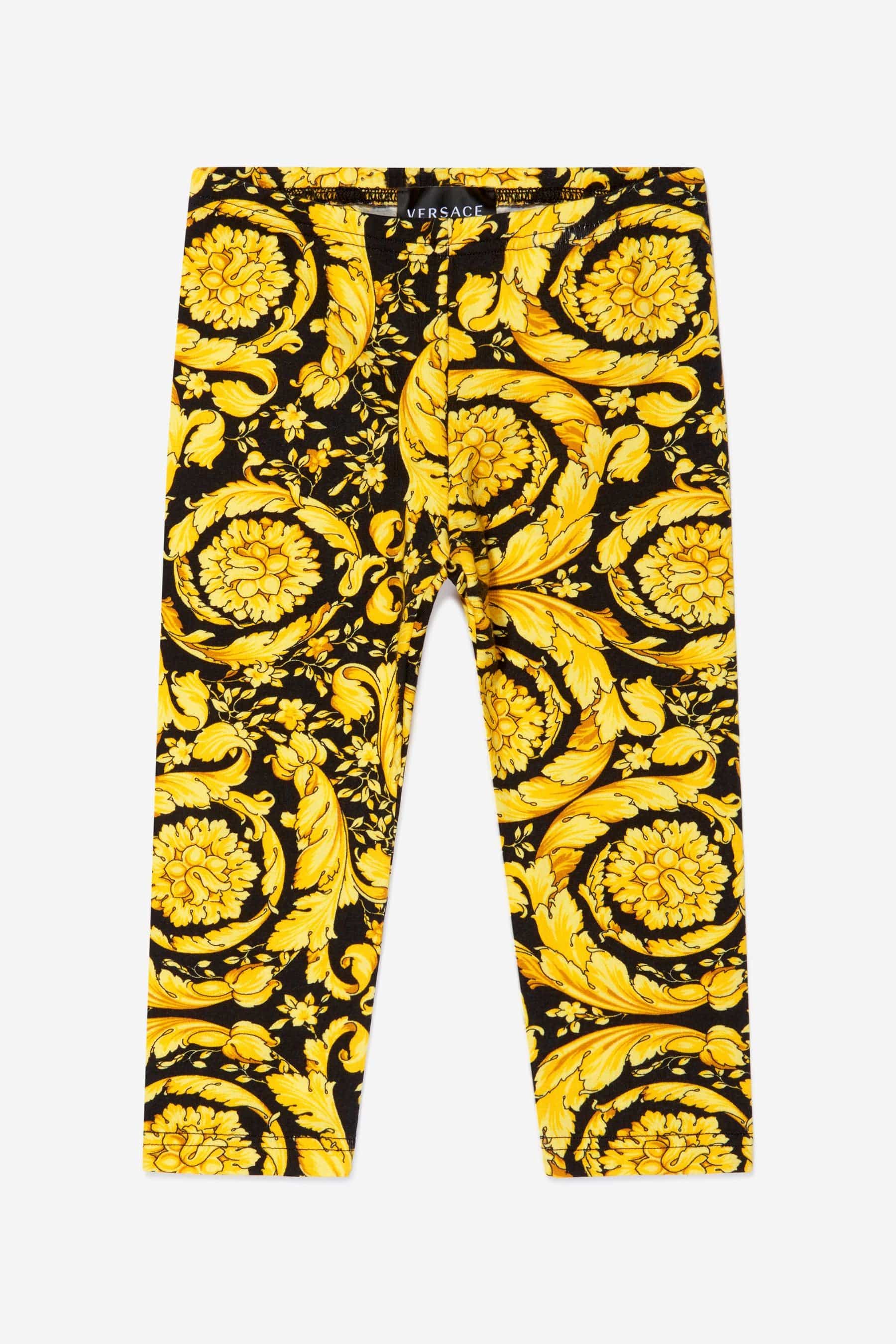 Versace Baby Girls Barocco Leggings