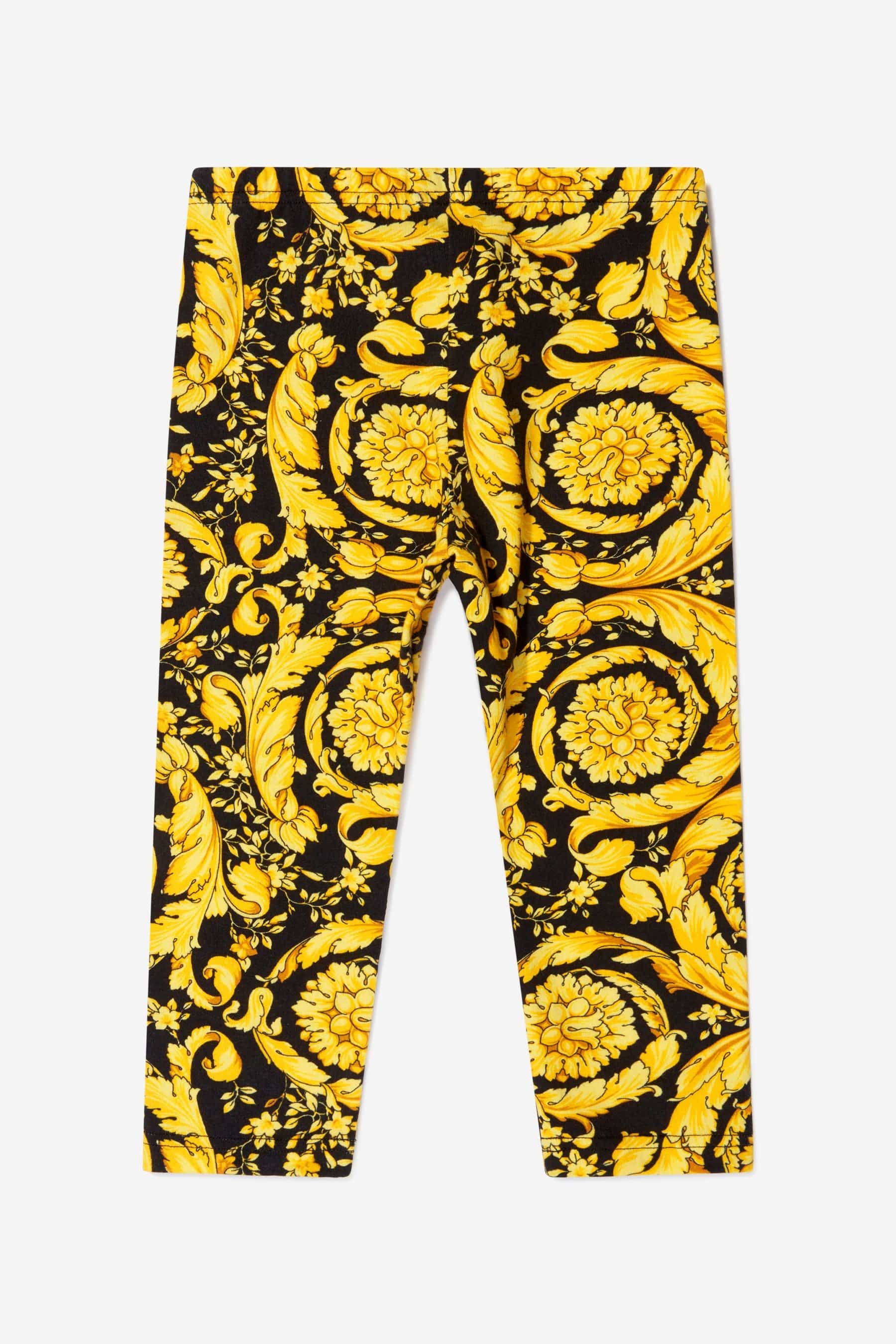 Versace Baby Girls Barocco Leggings