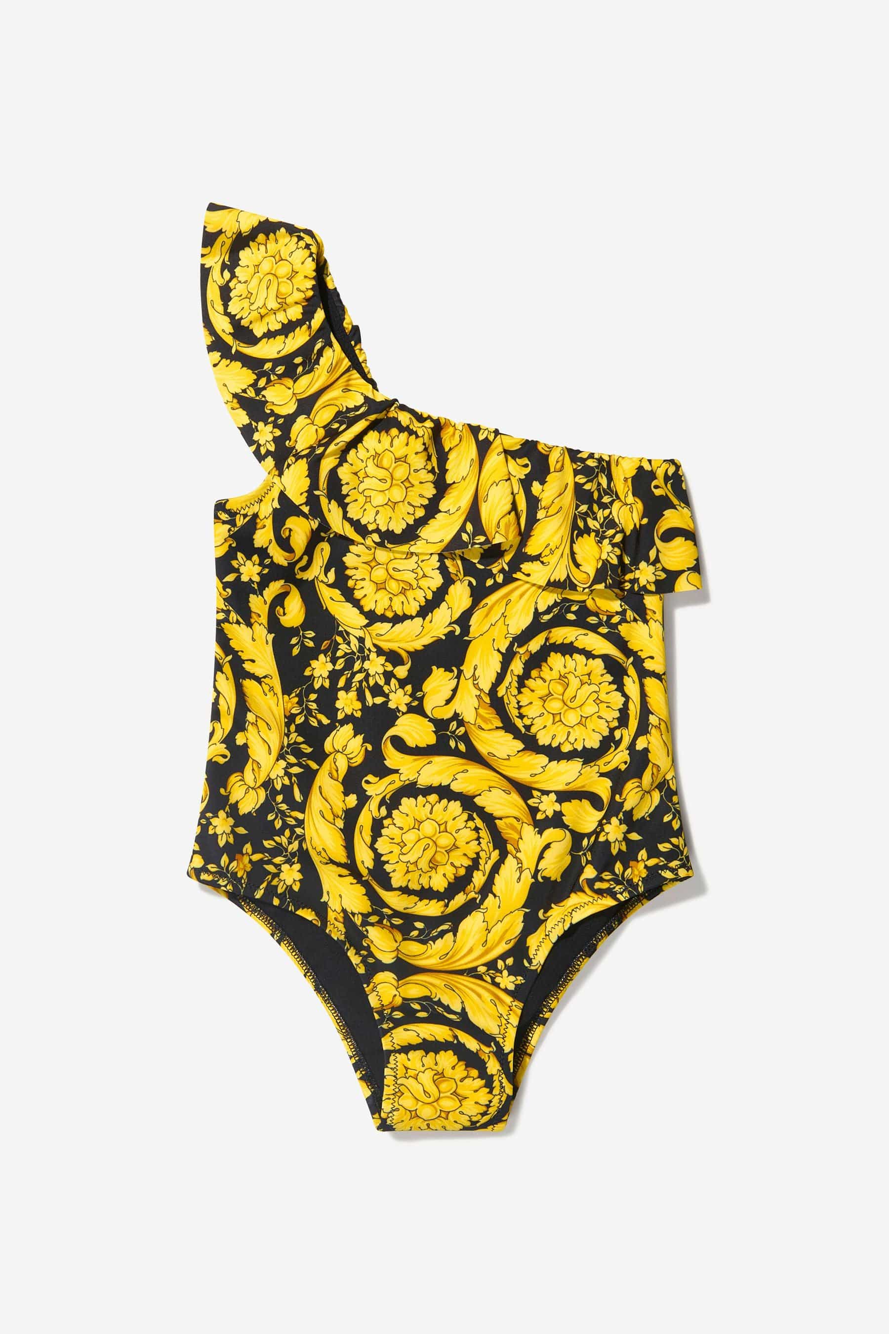 Versace Girls Baroque Print Swimsuit