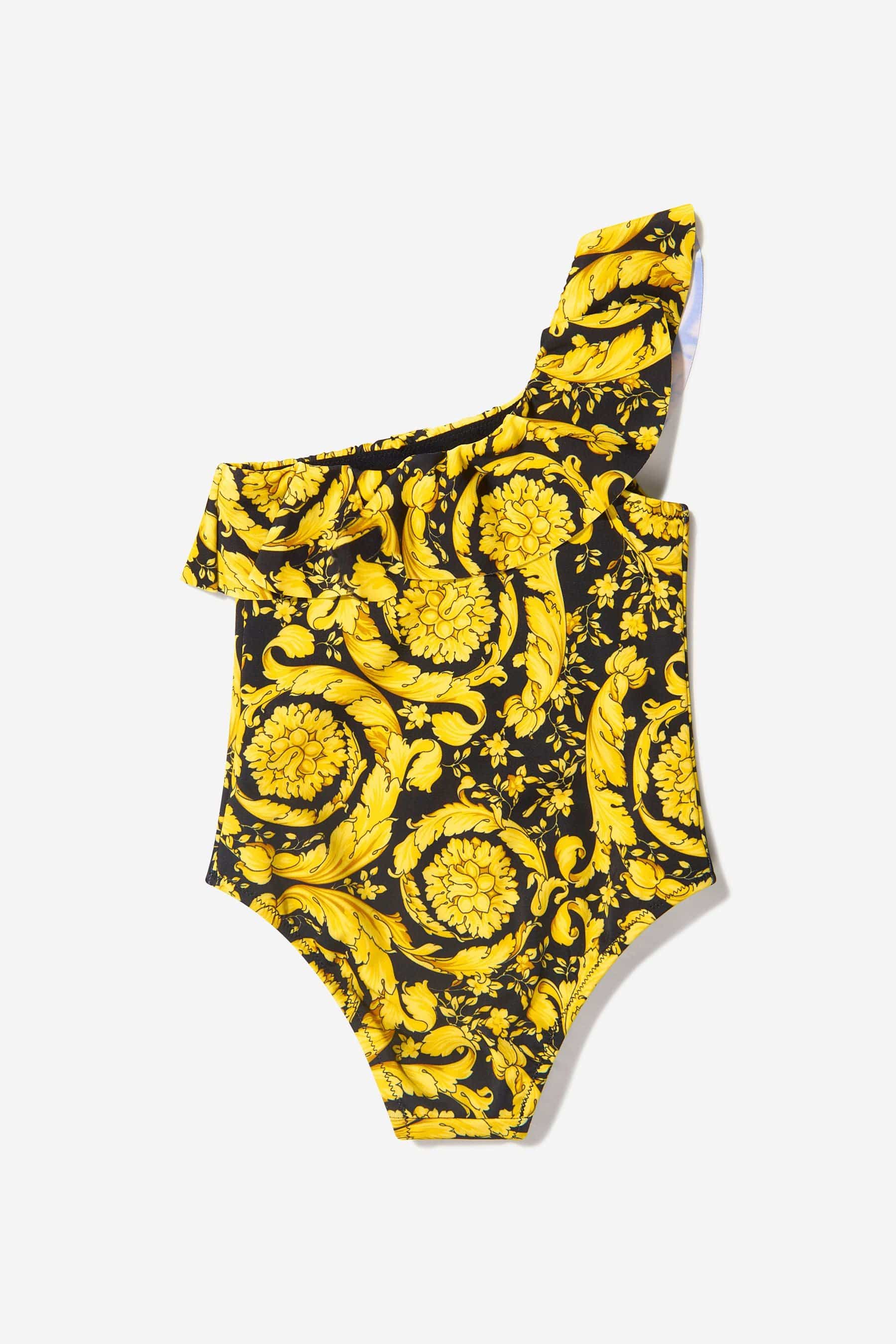 Versace Girls Baroque Print Swimsuit