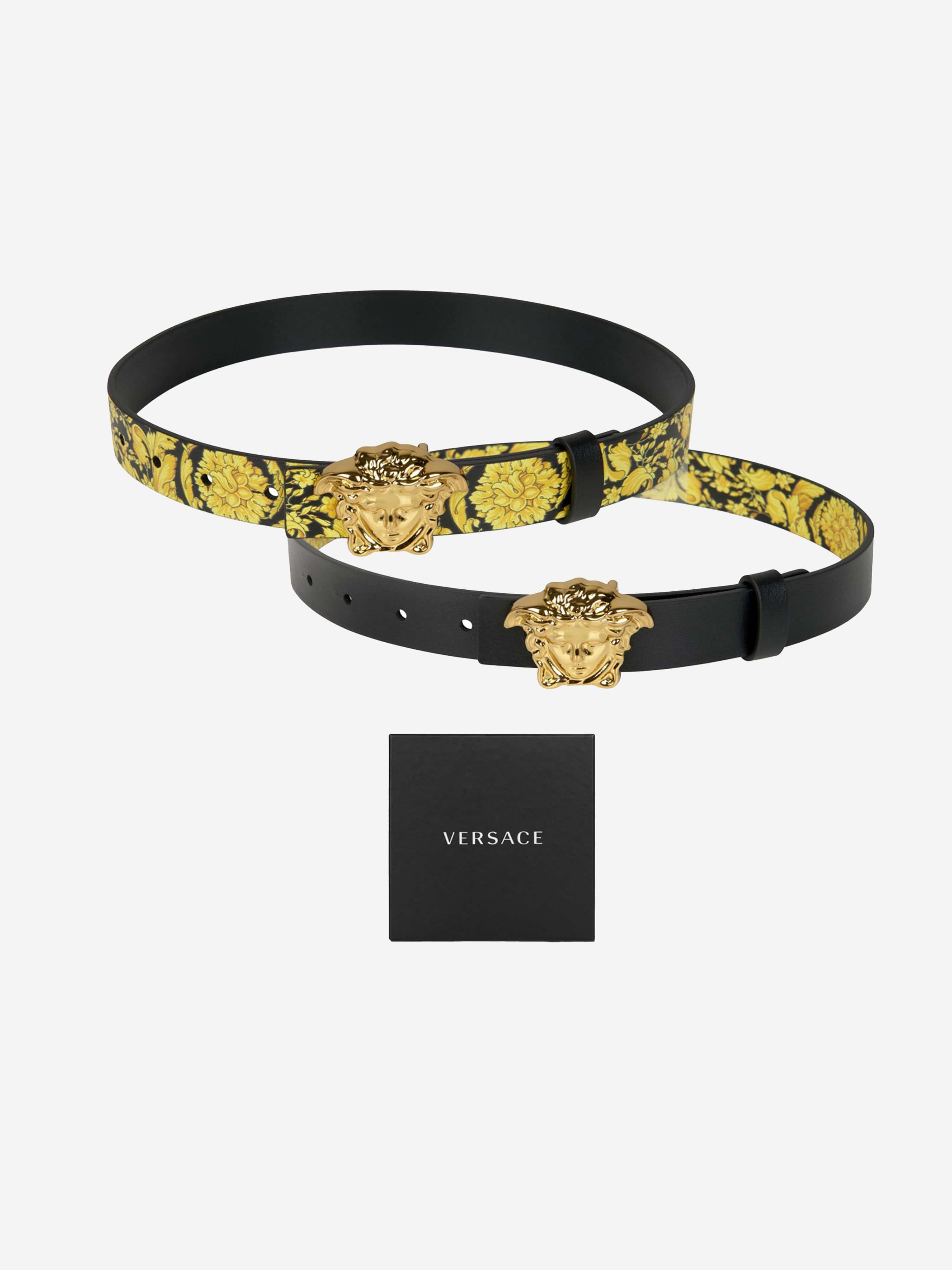 Versace Kids Barocco Reversible Belt