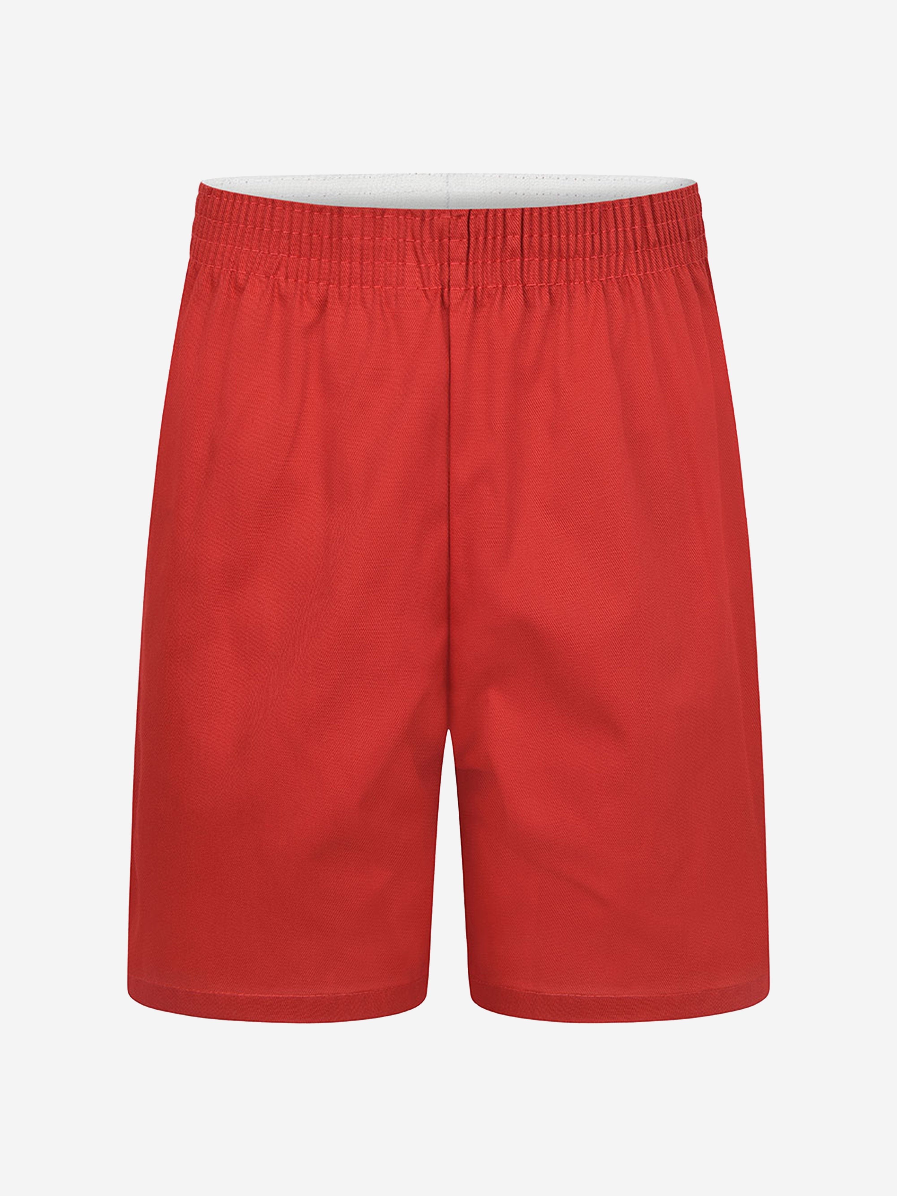 Zeco Kids School Polycotton PE Shorts in Red