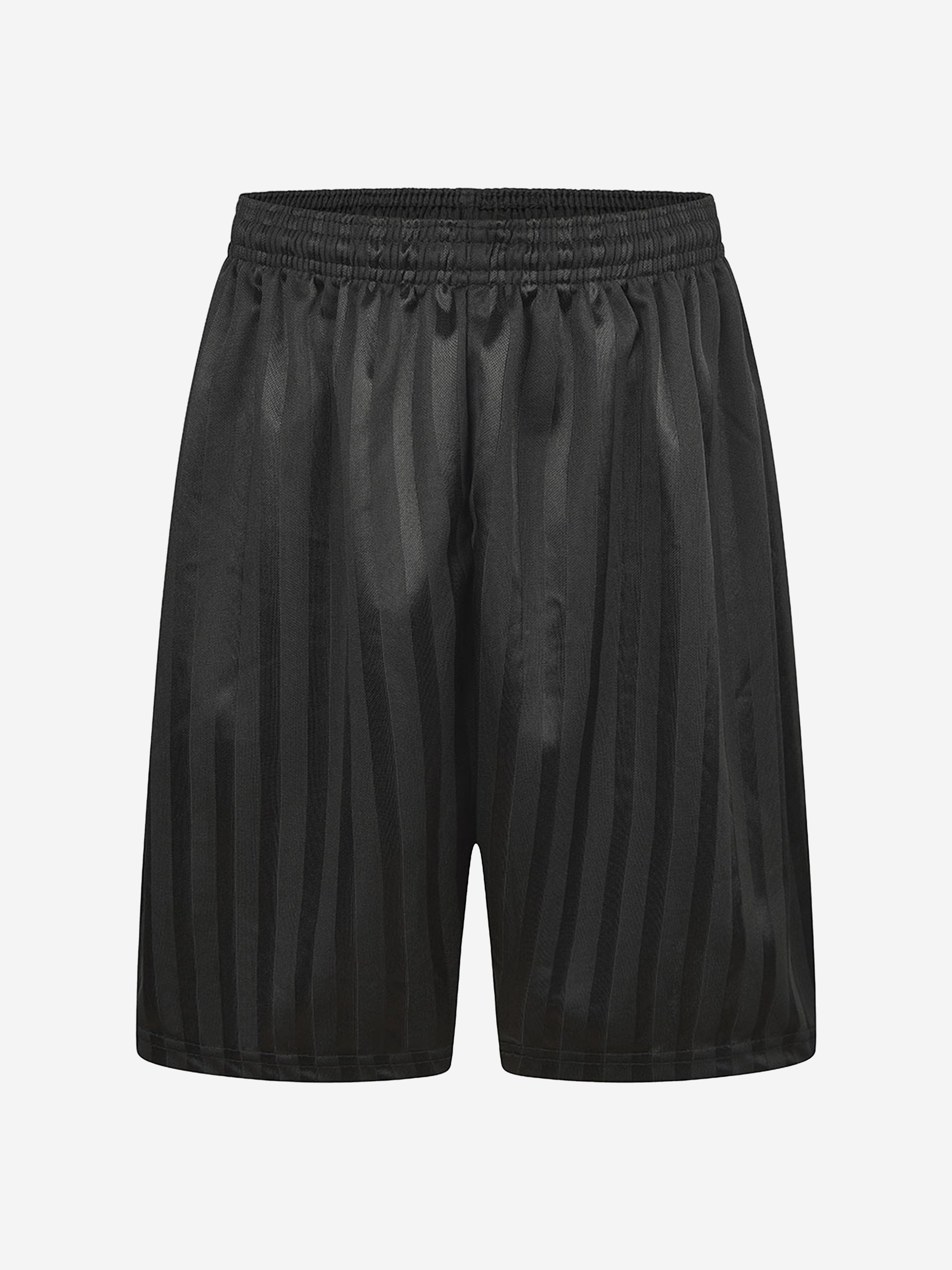 Zeco Kids School Shadow Stripe Shorts in Black