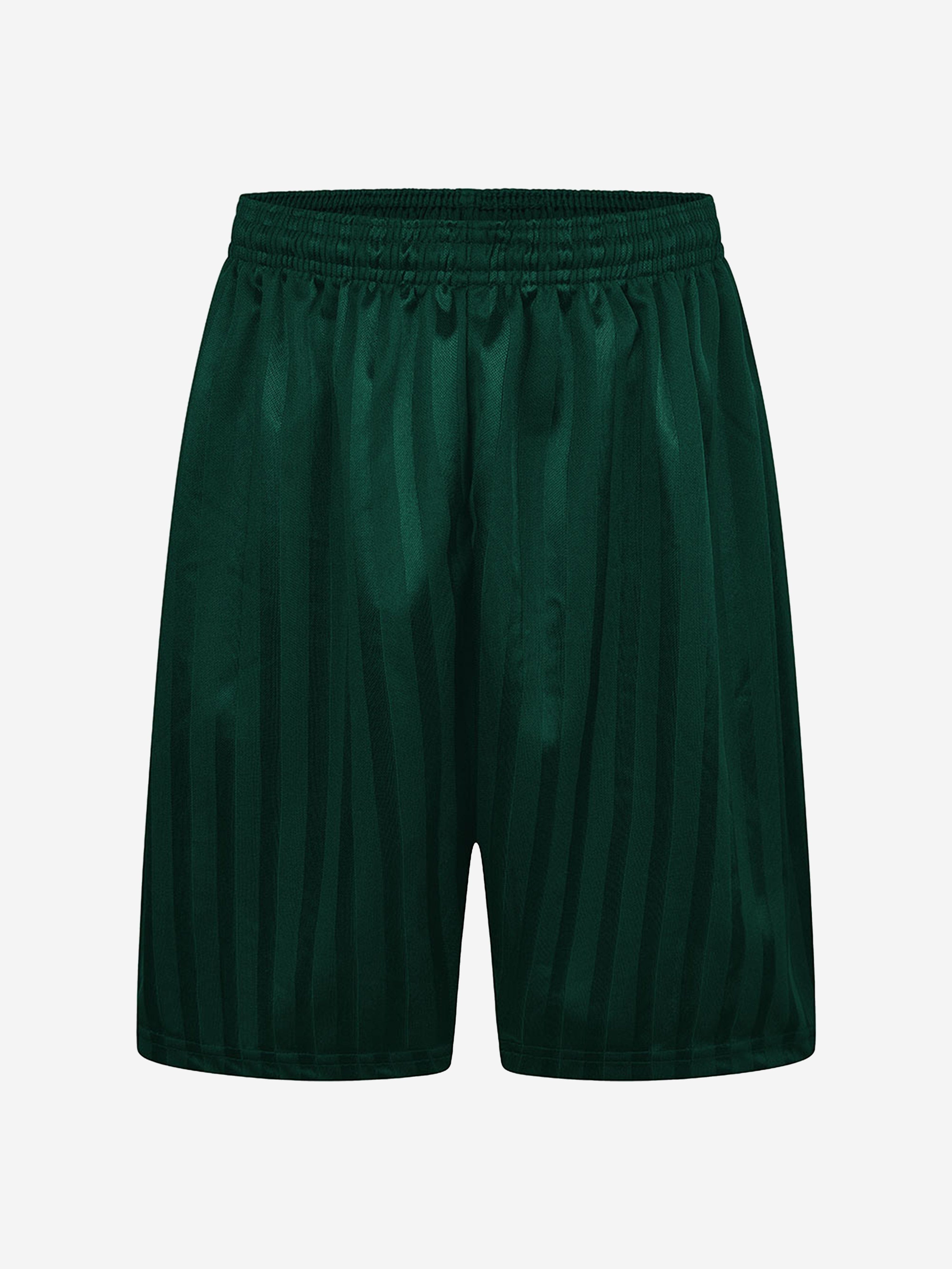 Zeco Kids School Shadow Stripe Shorts in Green