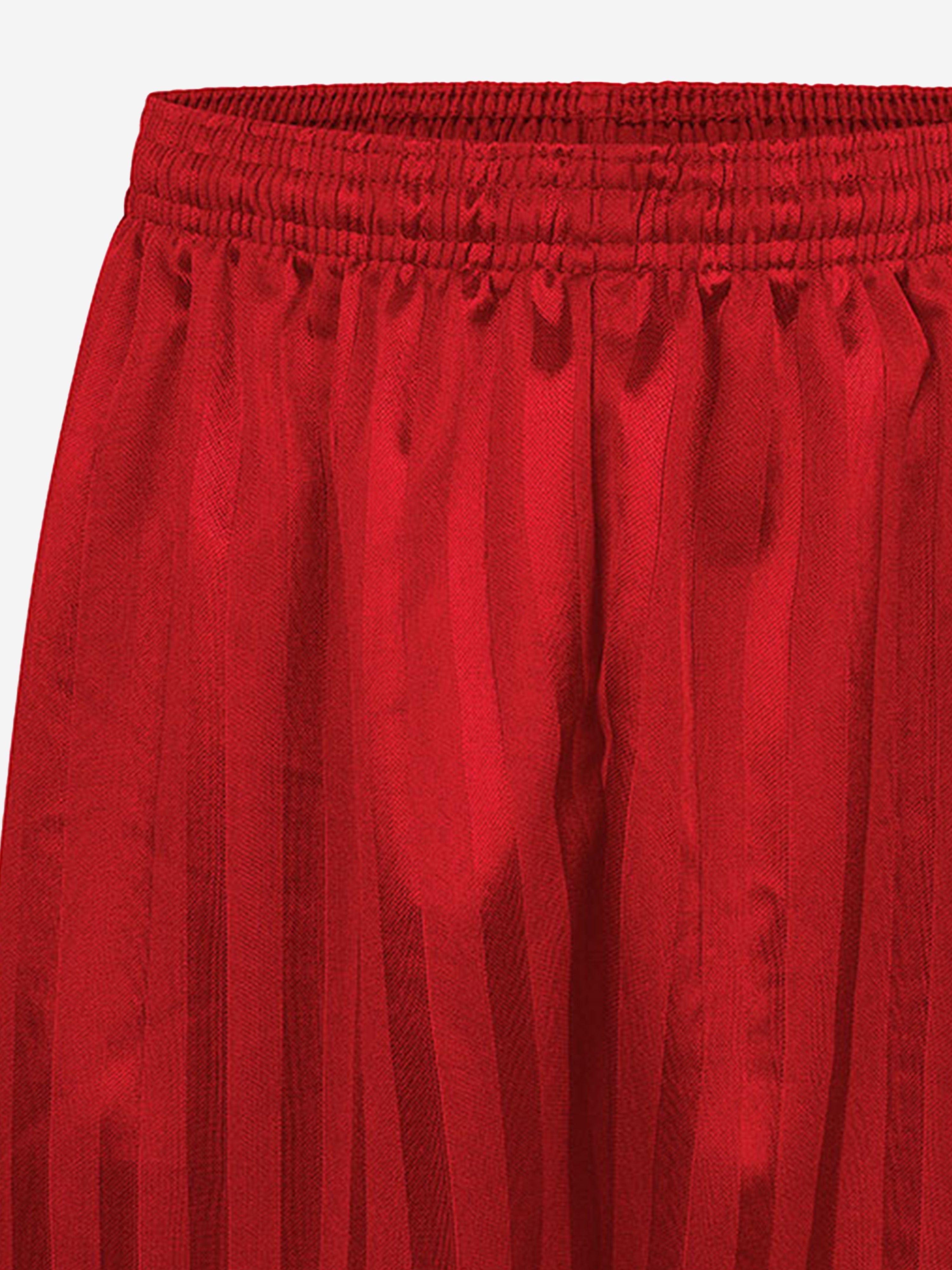 Zeco Kids School Shadow Stripe Shorts in Red