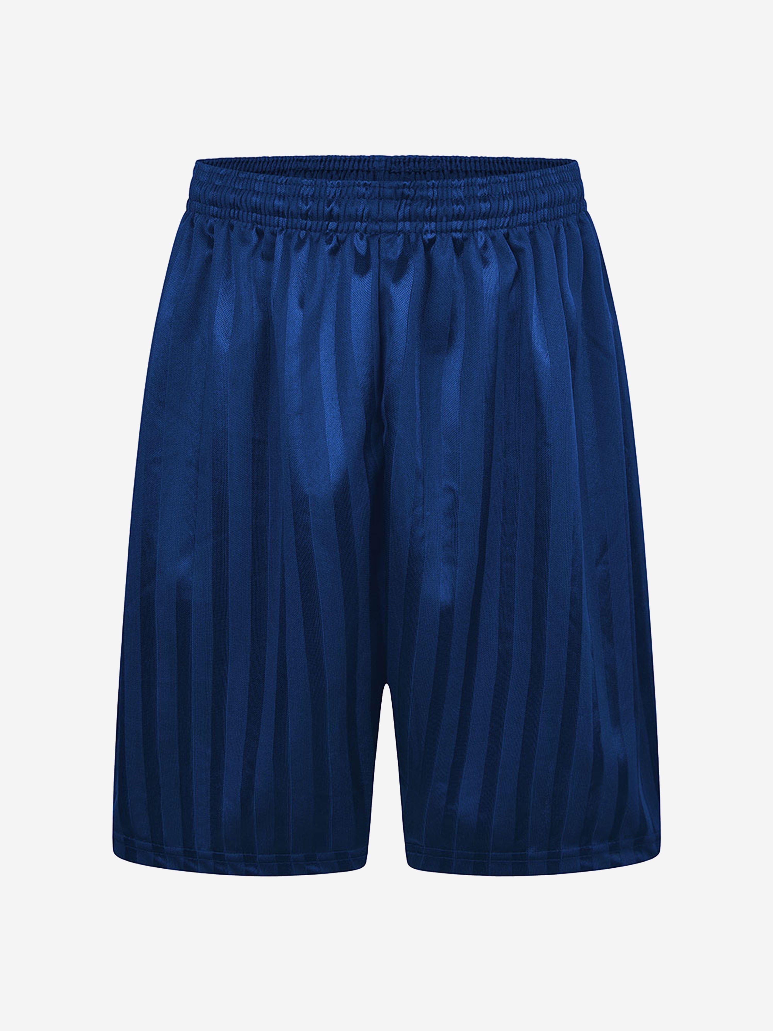 Zeco Kids School Shadow Stripe Shorts in Blue