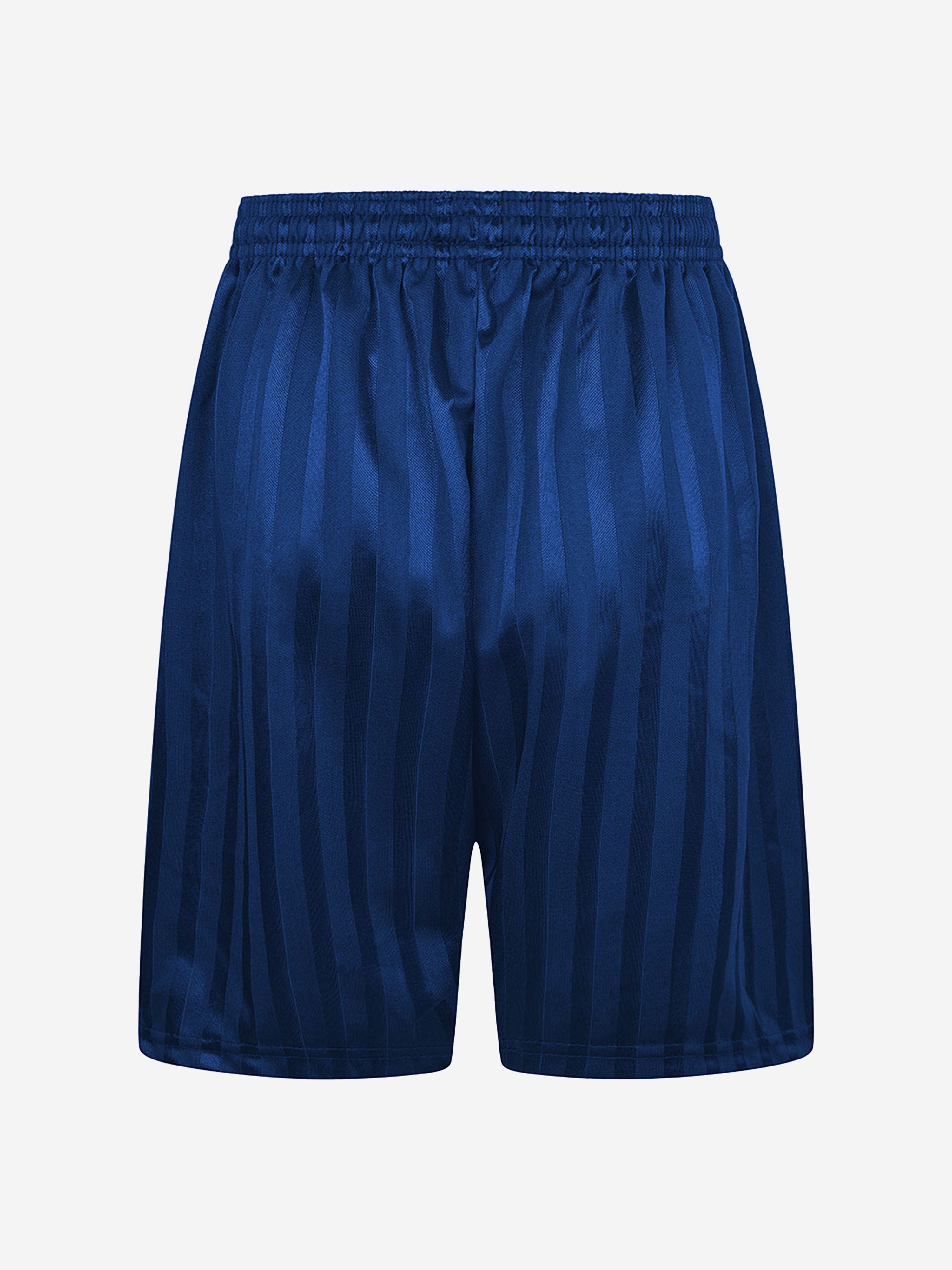 Zeco Kids School Shadow Stripe Shorts in Blue