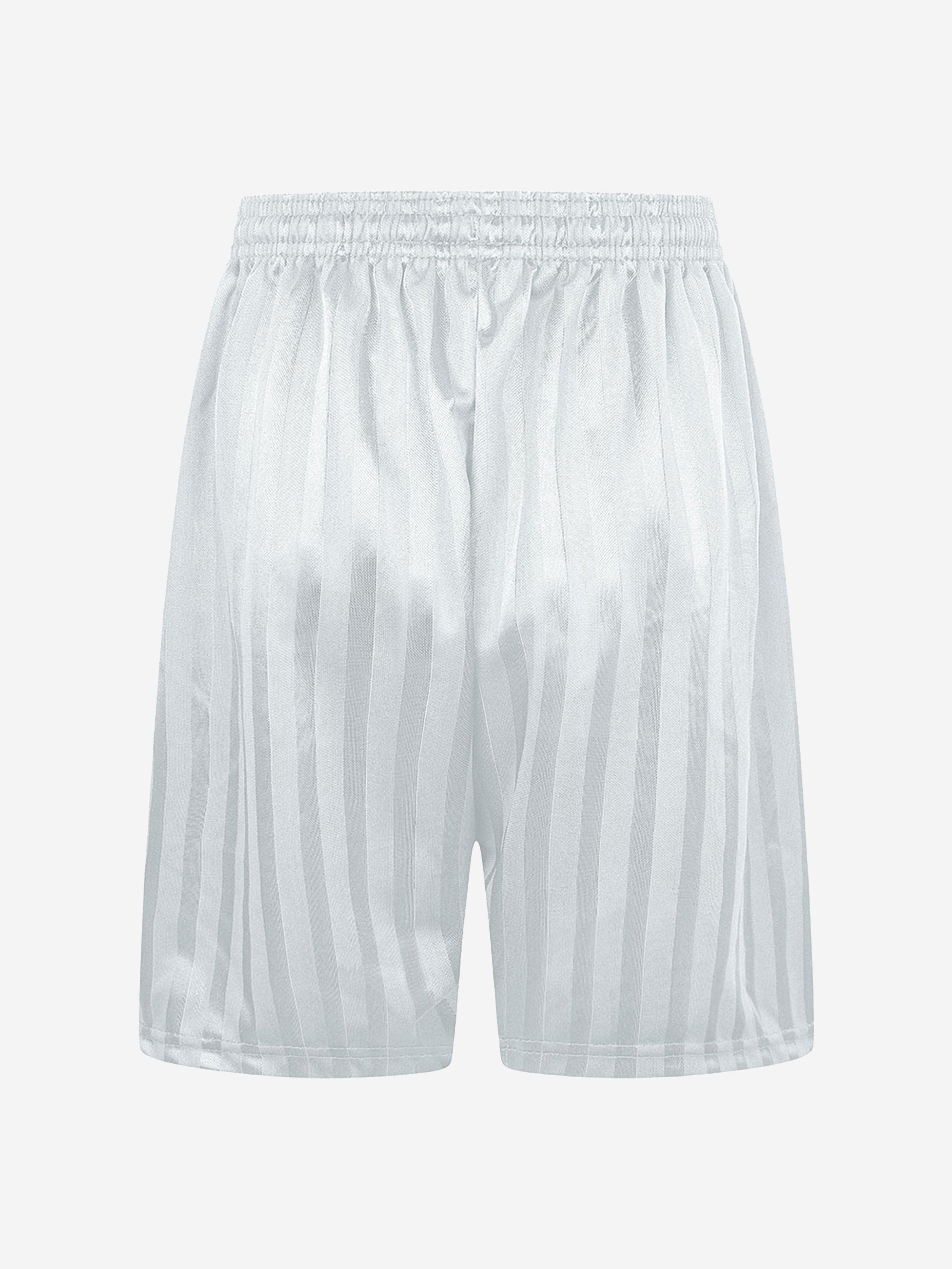 Zeco Kids School Shadow Stripe Shorts in White