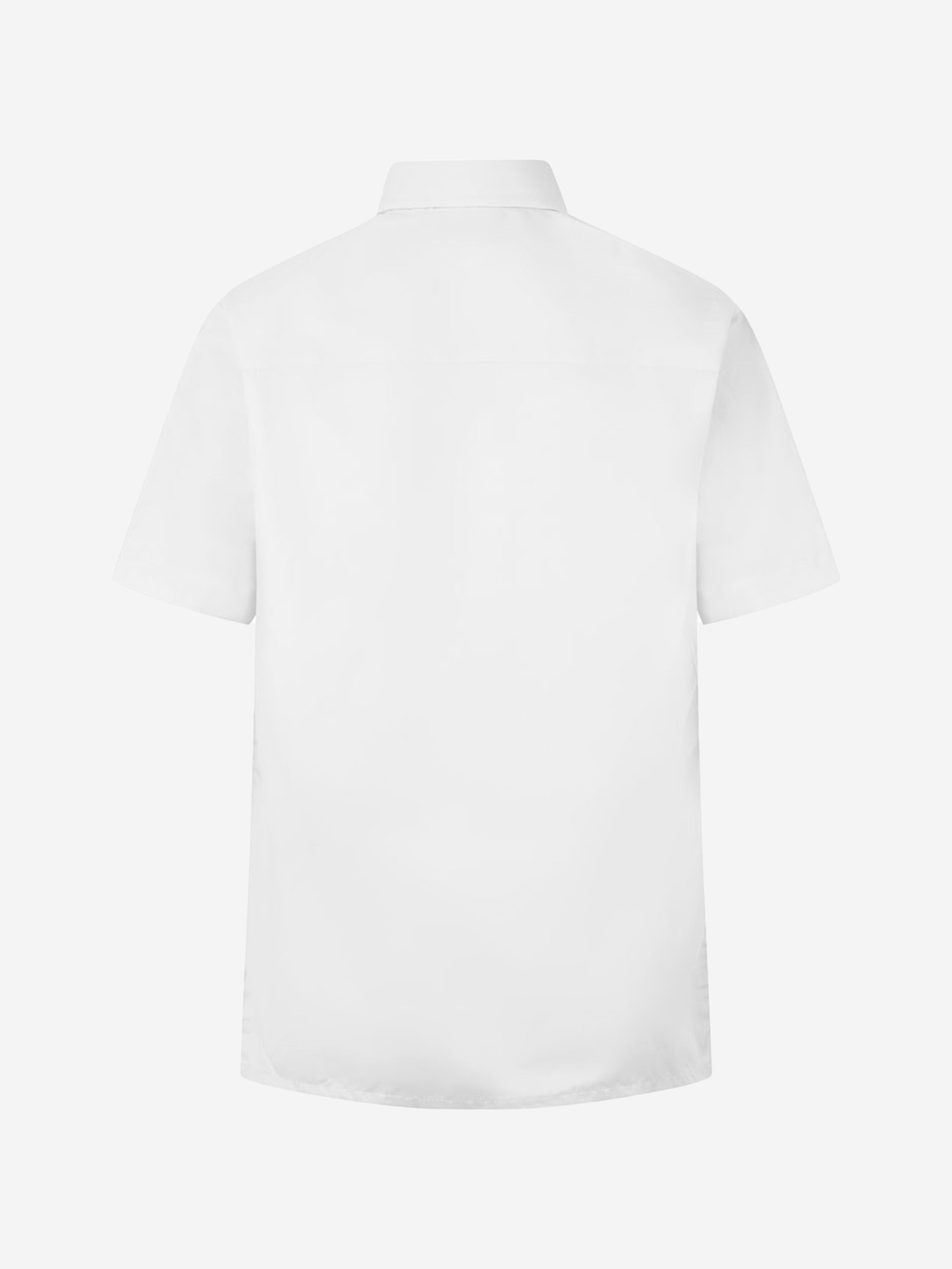 Zeco Boys School Short Sleeve Shirt Twin Pack in White