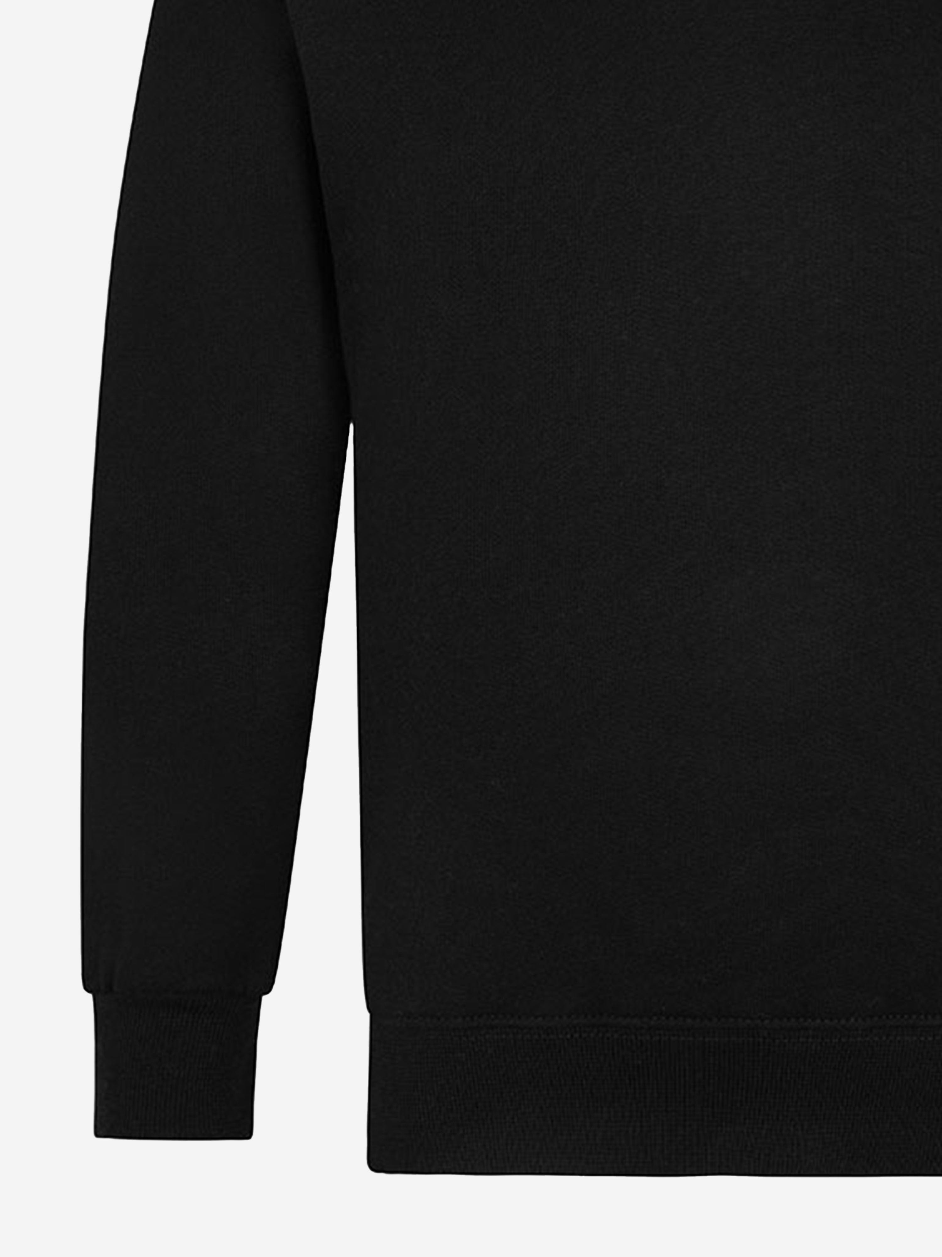 Zeco Kids School V-Neck Sweatshirt in Black