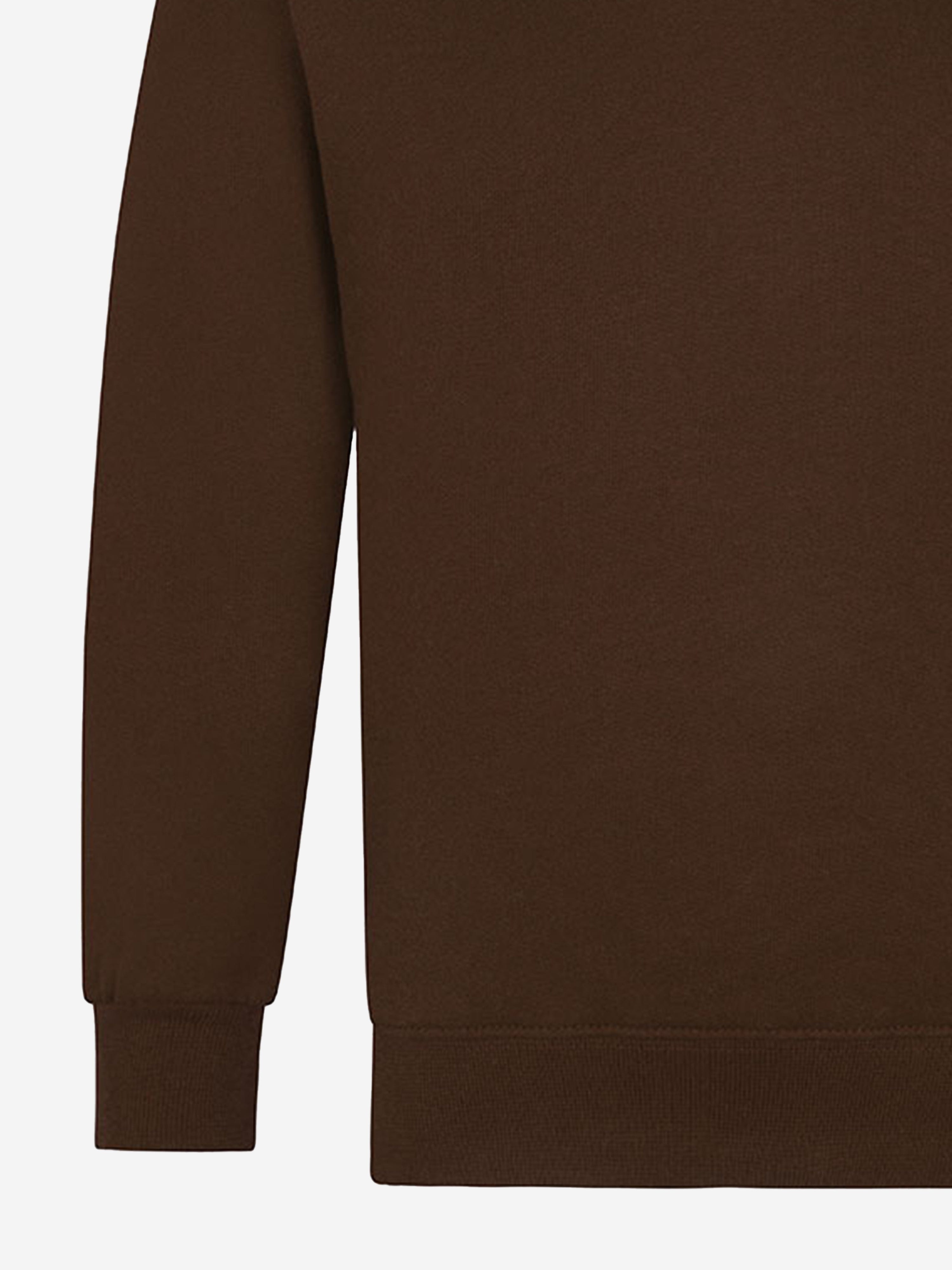 Zeco Kids School V-Neck Sweatshirt in Brown