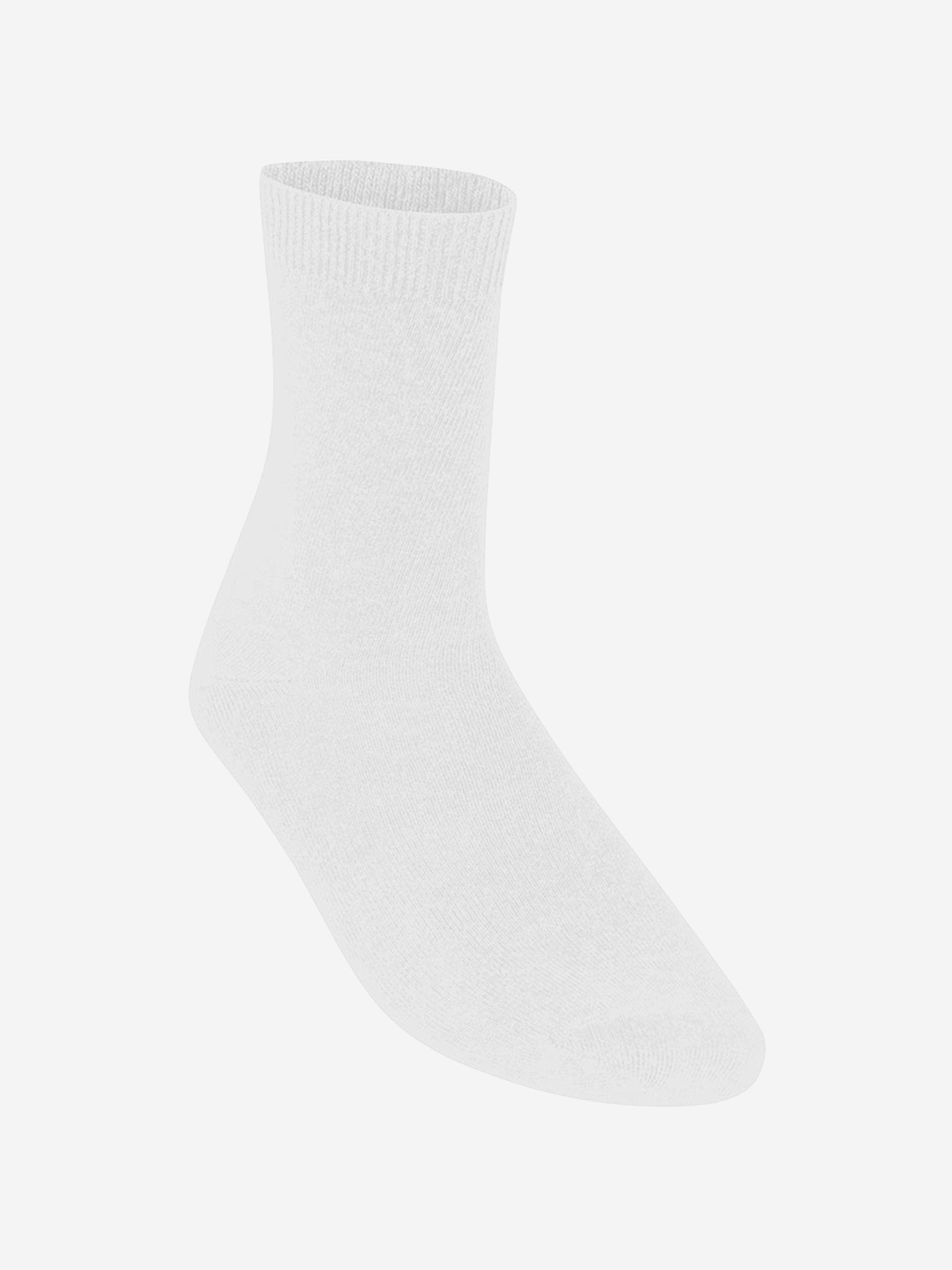 Zeco Kids School Turnover Top Socks (5 Pack) in White