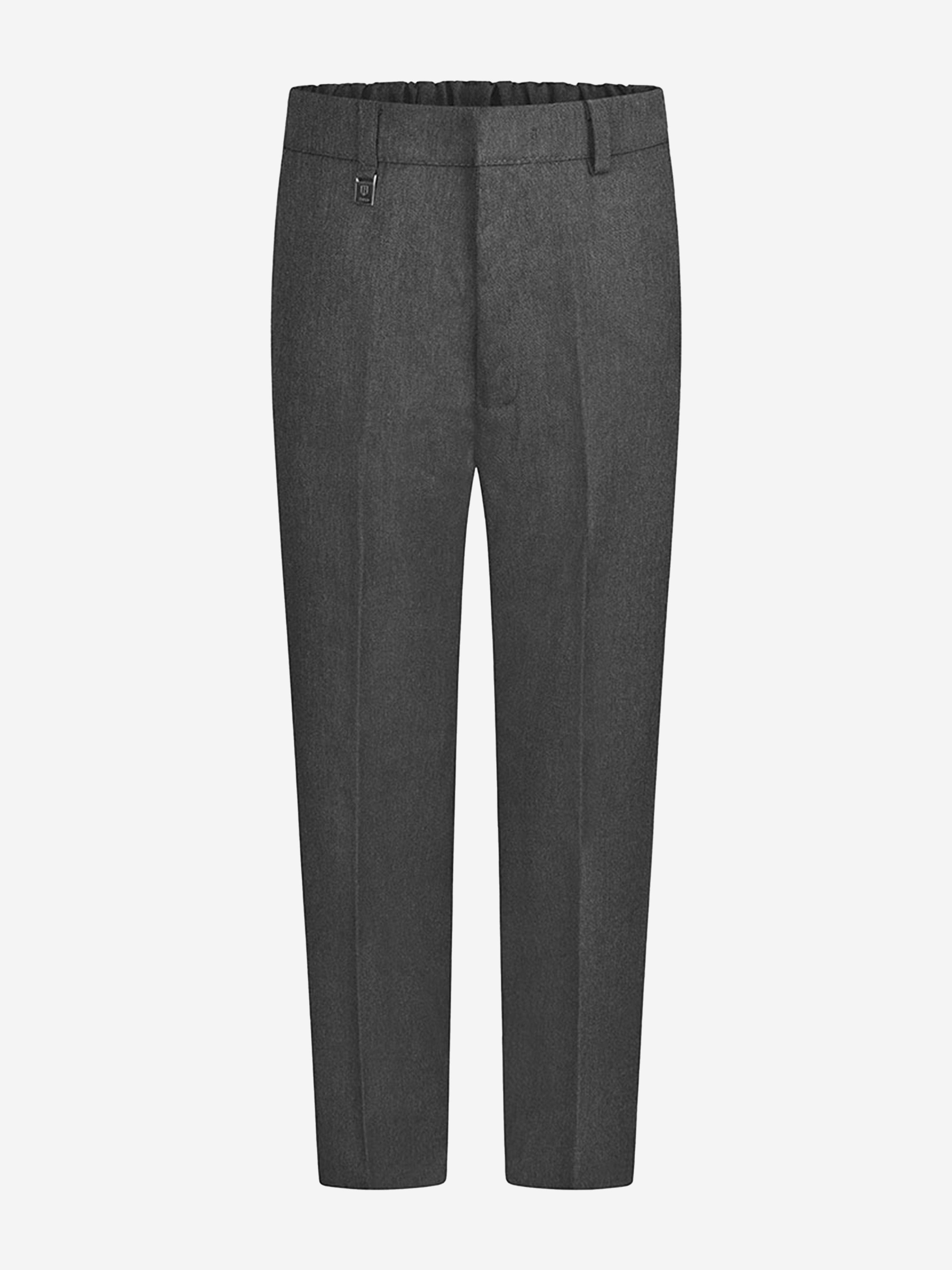 Zeco Boys School Waist Adjuster Trousers in Grey