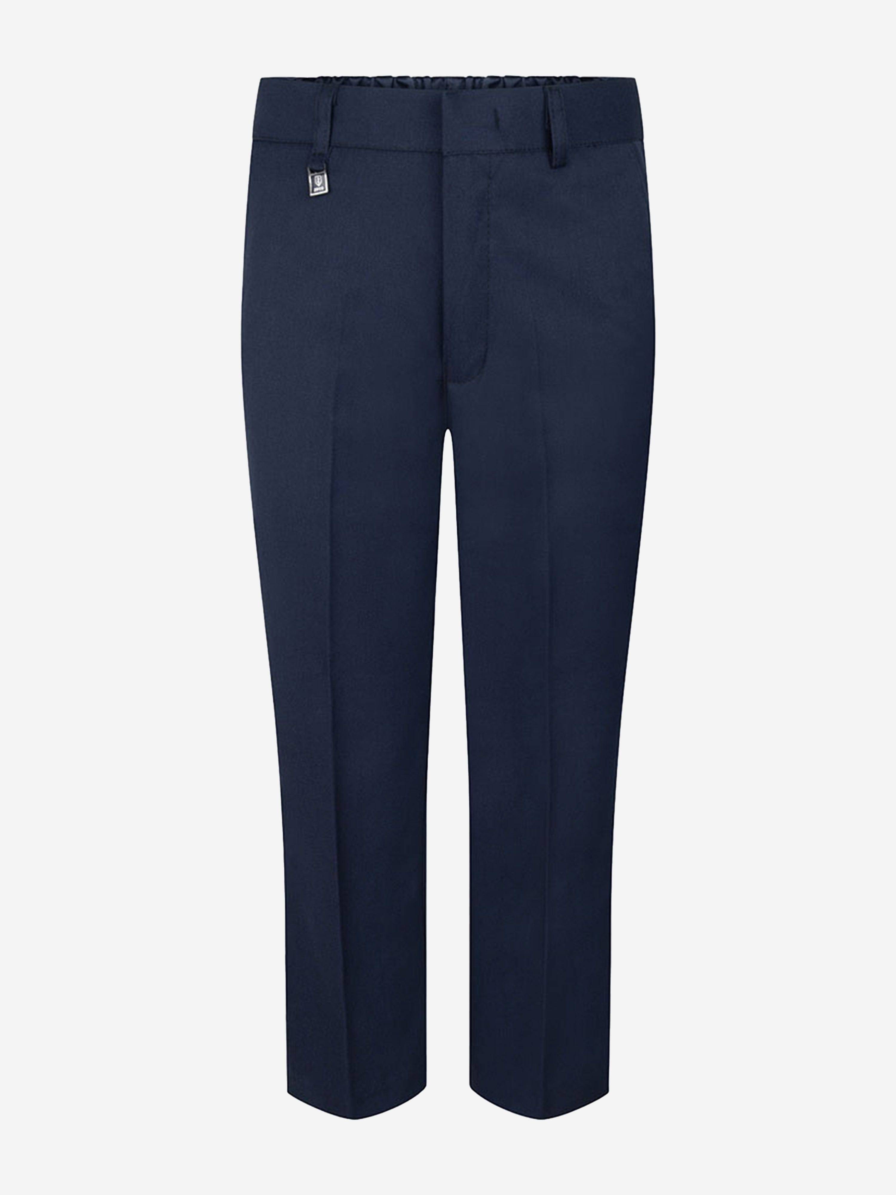 Zeco Boys School Waist Adjuster Trousers in Navy