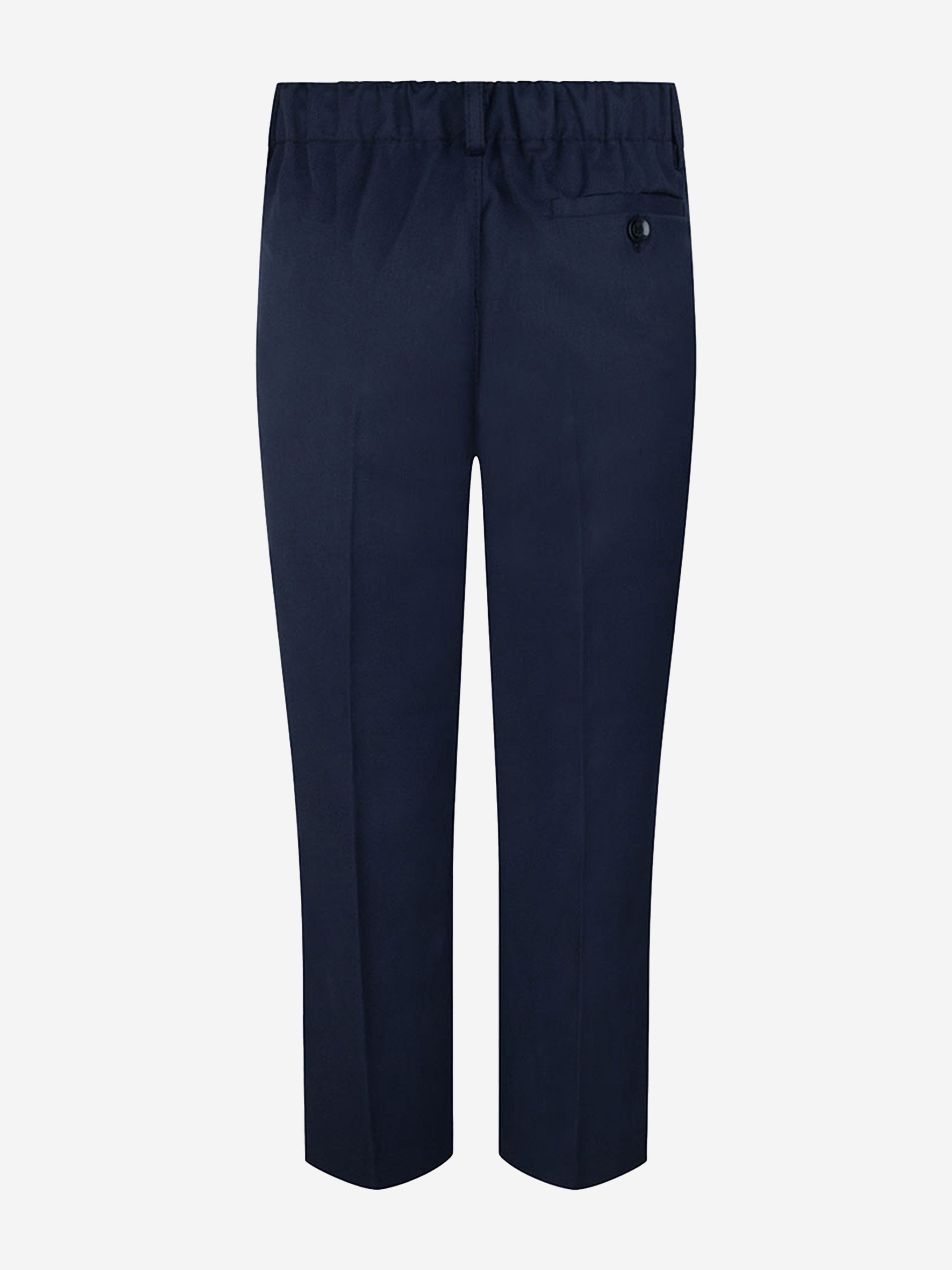 Zeco Boys School Waist Adjuster Trousers in Navy