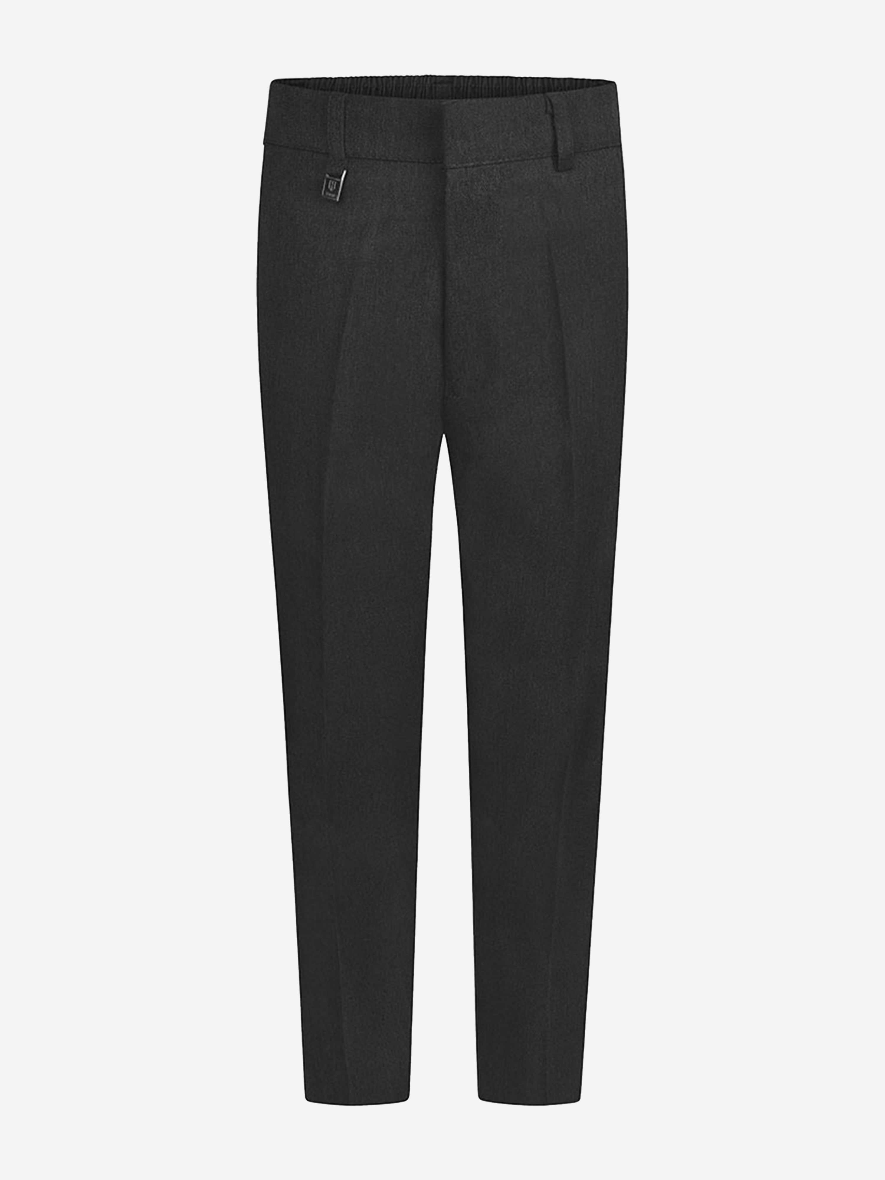 Zeco Boys School Slim Fit Trousers in Grey