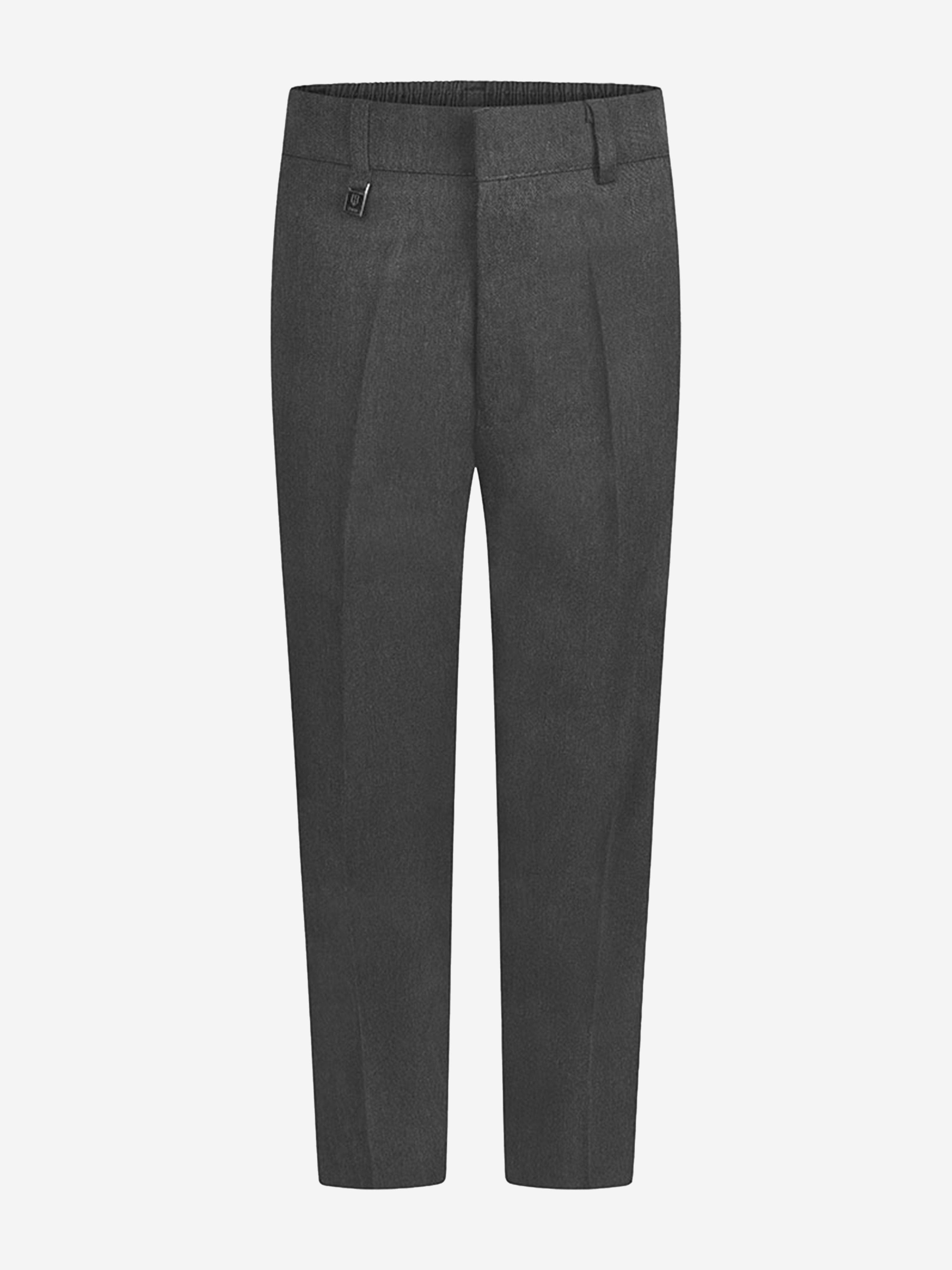 Zeco Boys School Standard Fit Trousers in Grey