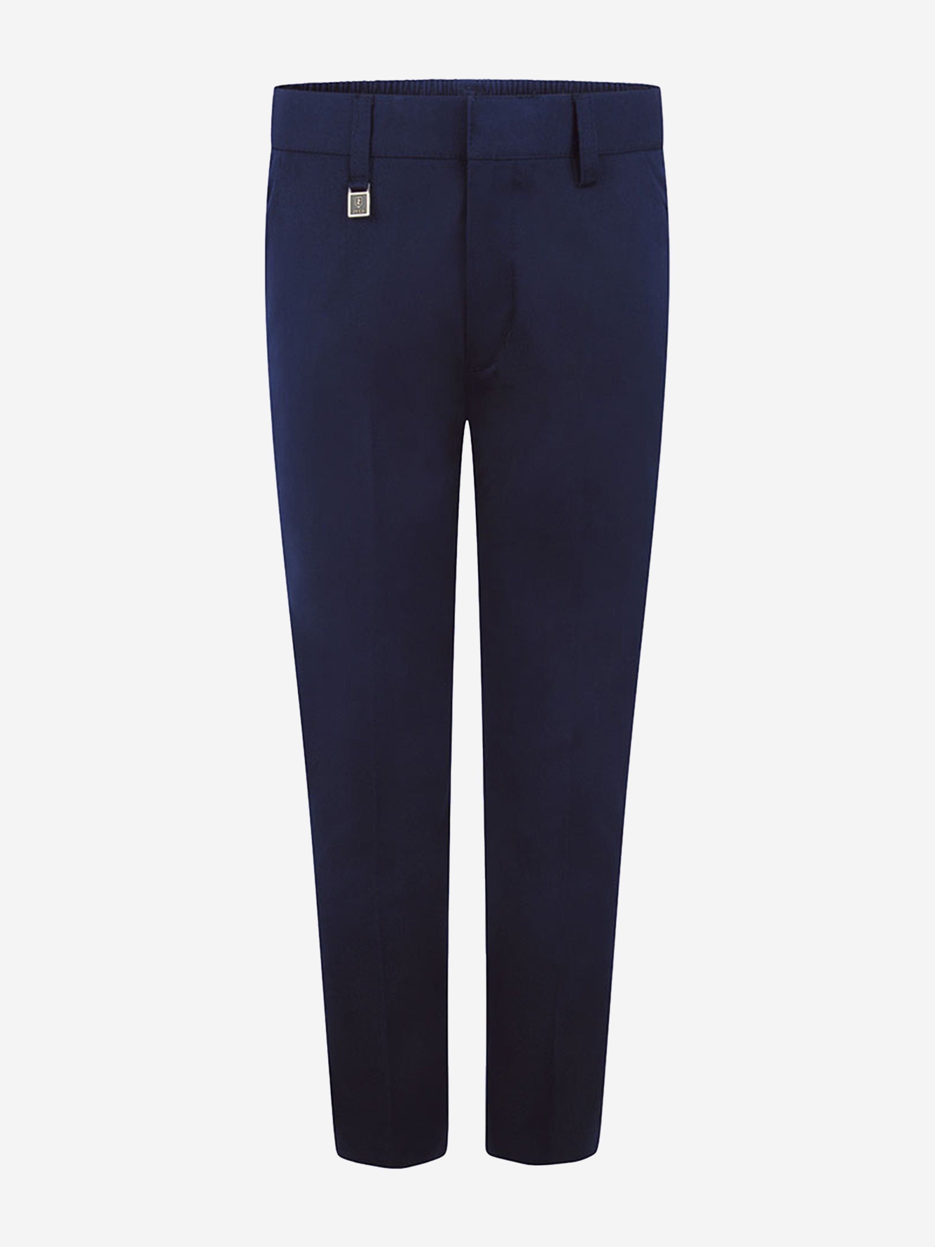 Zeco Boys School Standard Fit Trousers in Navy