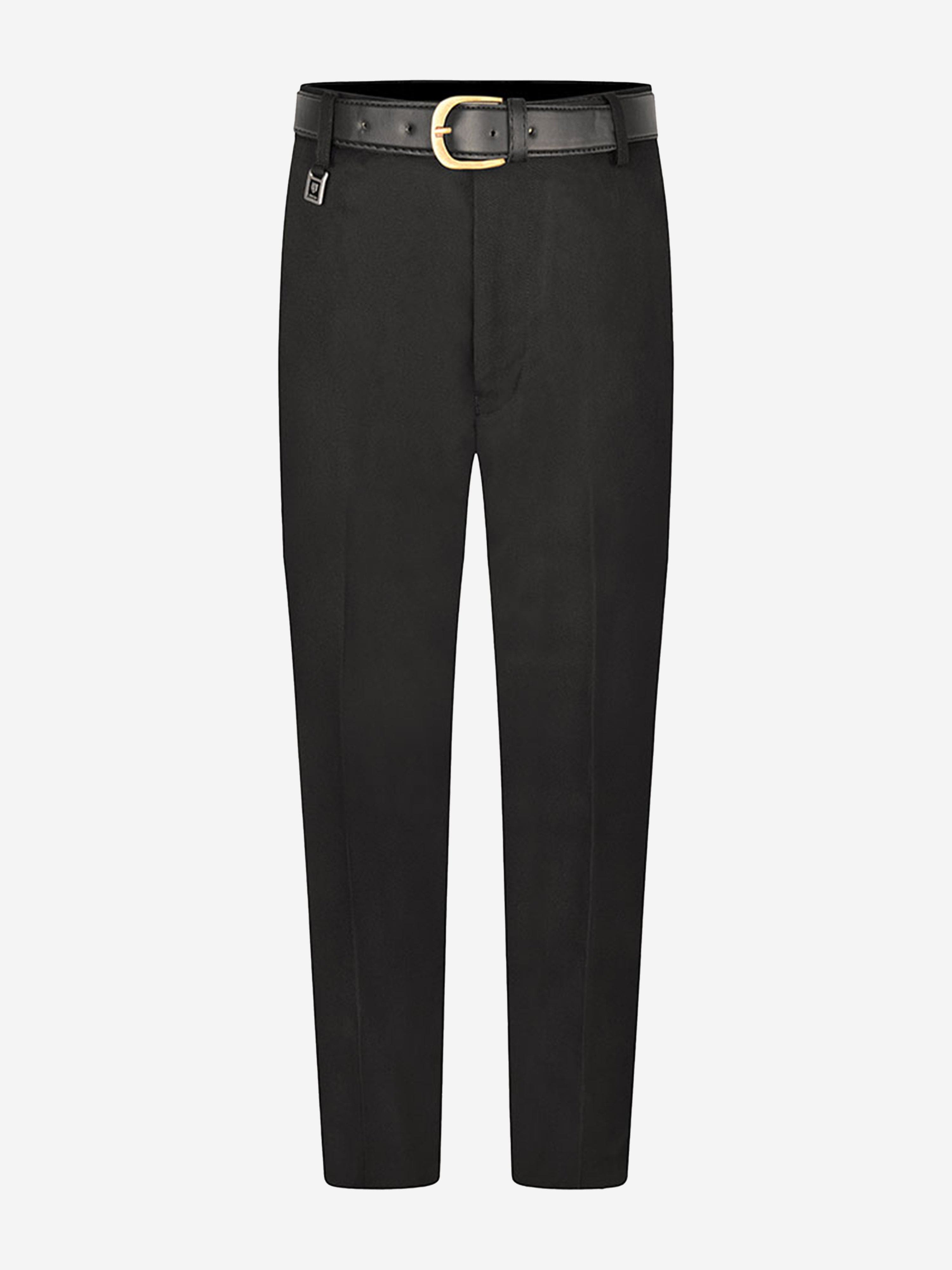 Zeco Boys School Senior Standard Fit Trousers - Regular Leg in Black