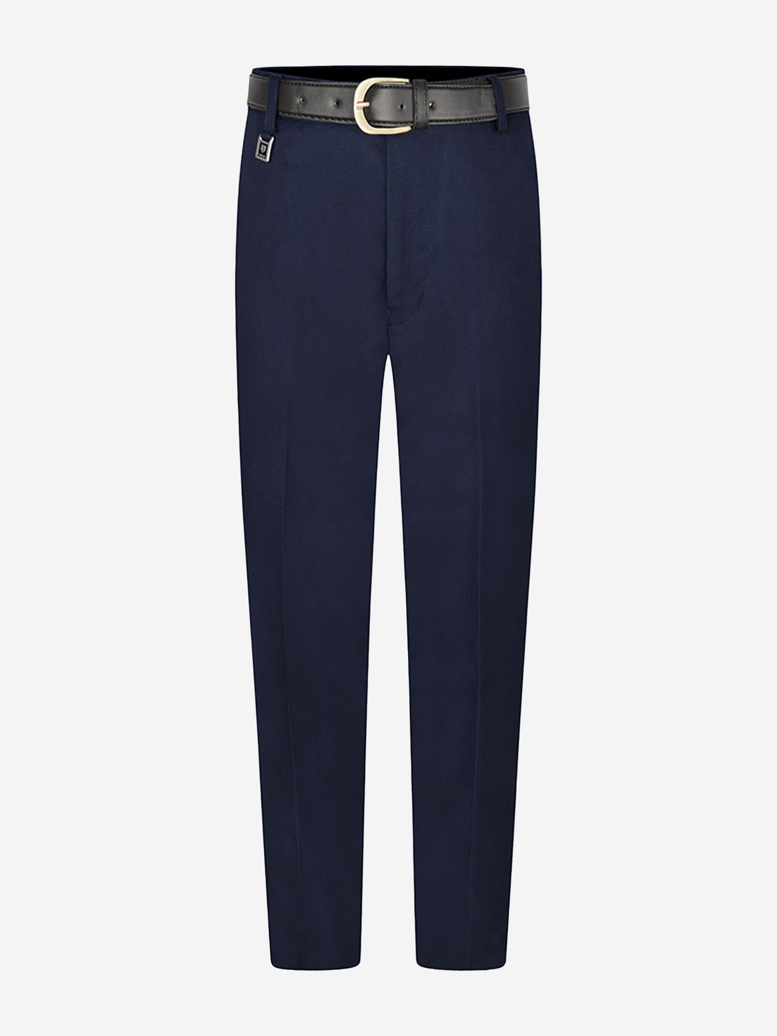 Zeco Boys School Senior Standard Fit Trousers - Long Leg in Navy