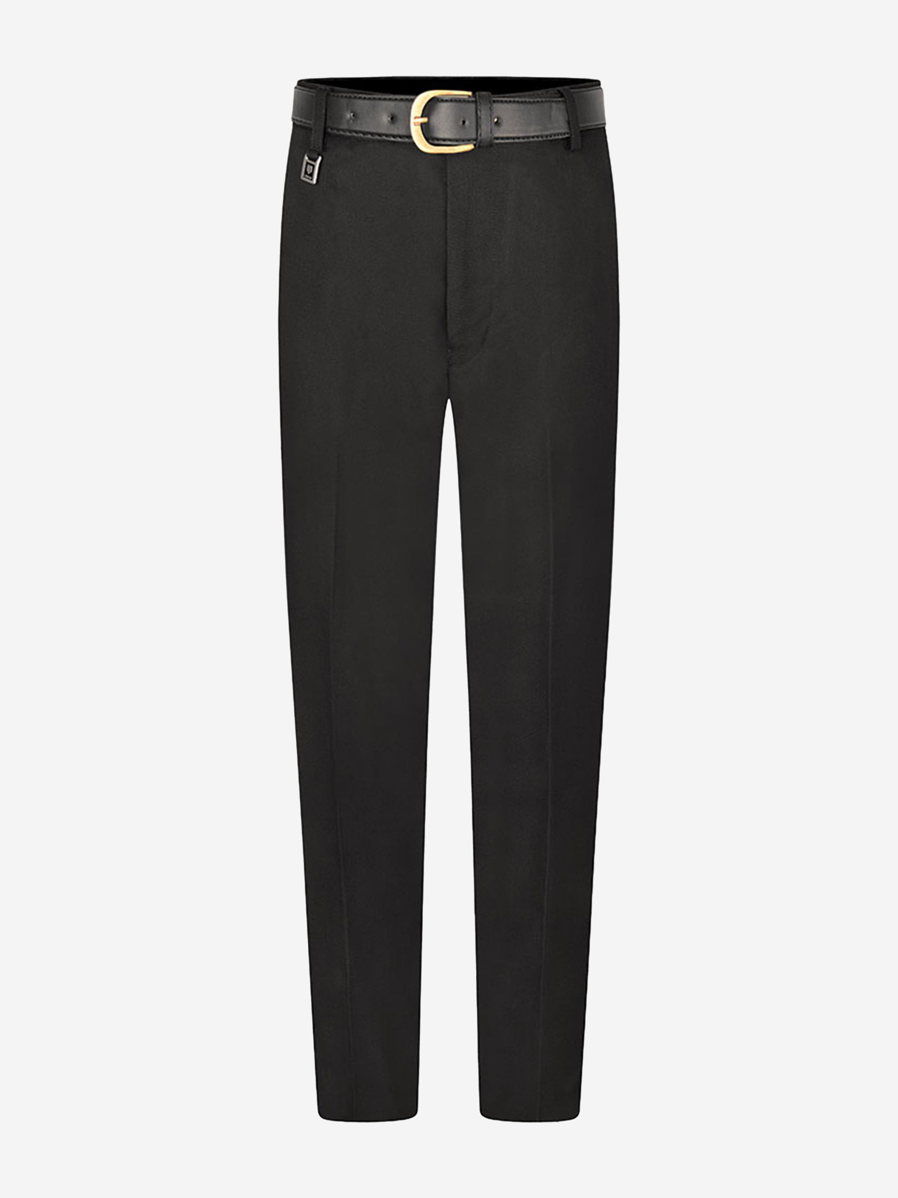 Zeco Boys School Senior Standard Fit Trousers - Extra Long Leg in Black