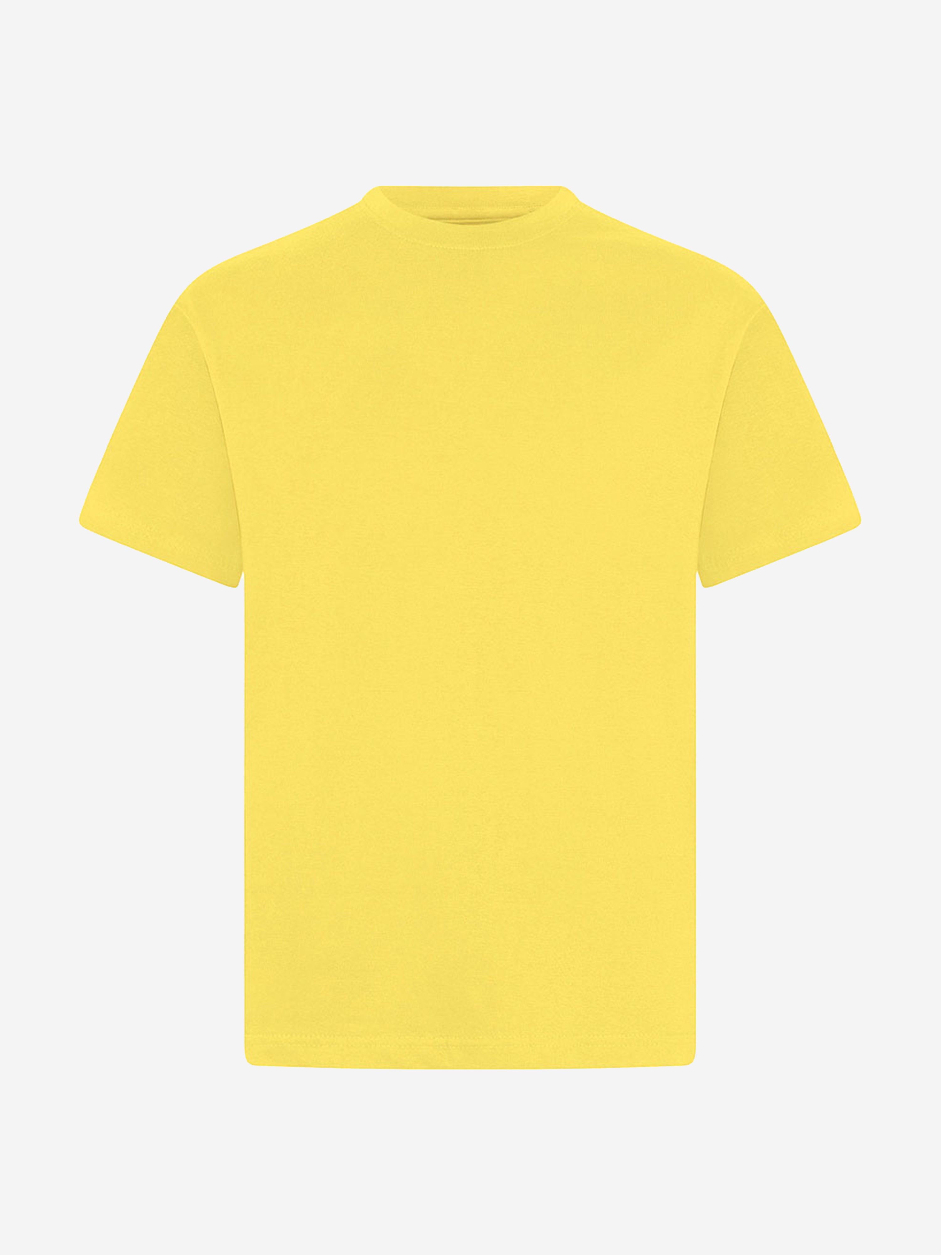 Zeco Kids School Crew Neck T-Shirt (Twin Pack) in Yellow